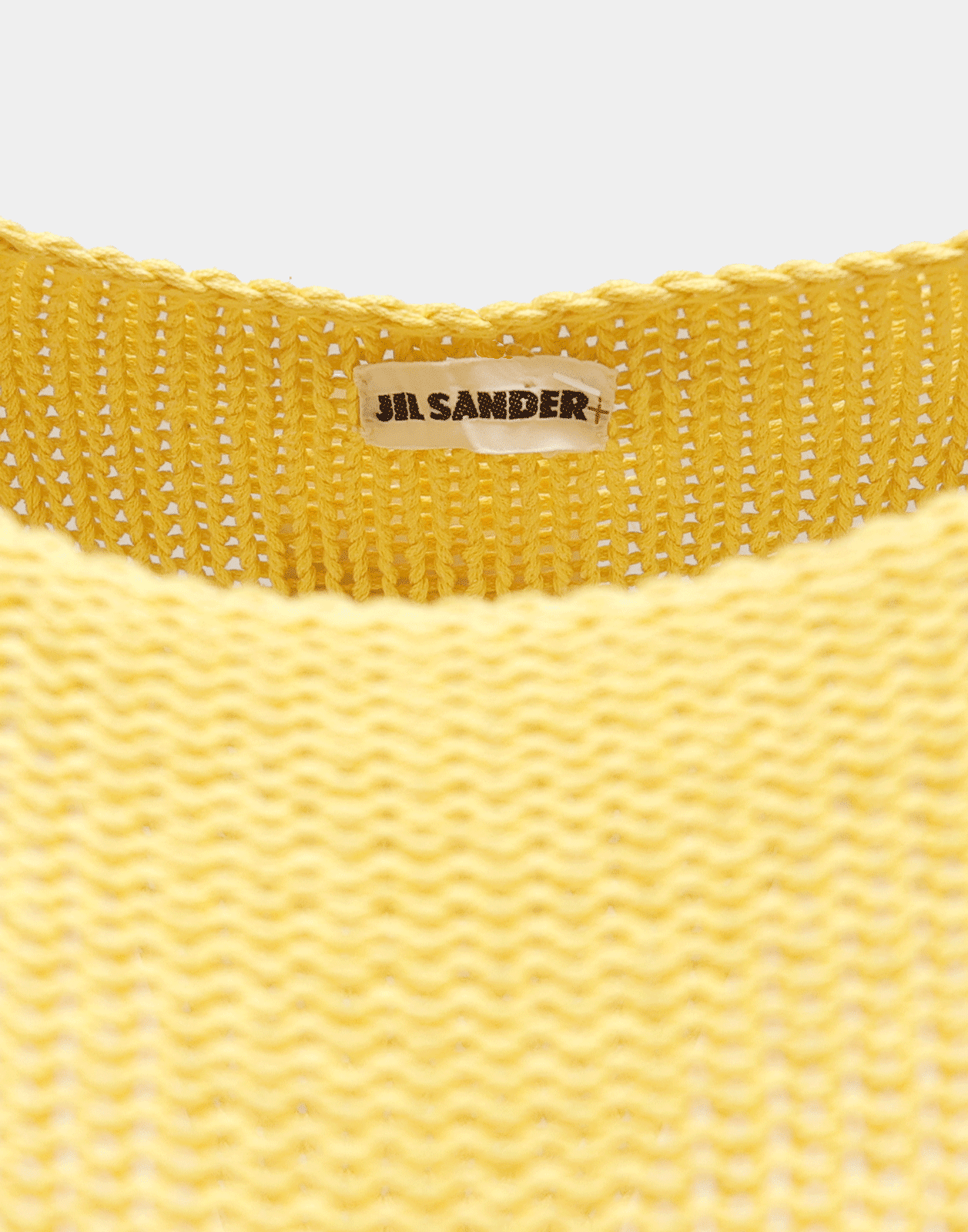 Jil Sander - Maglione giallo in cotone - immagine 5
