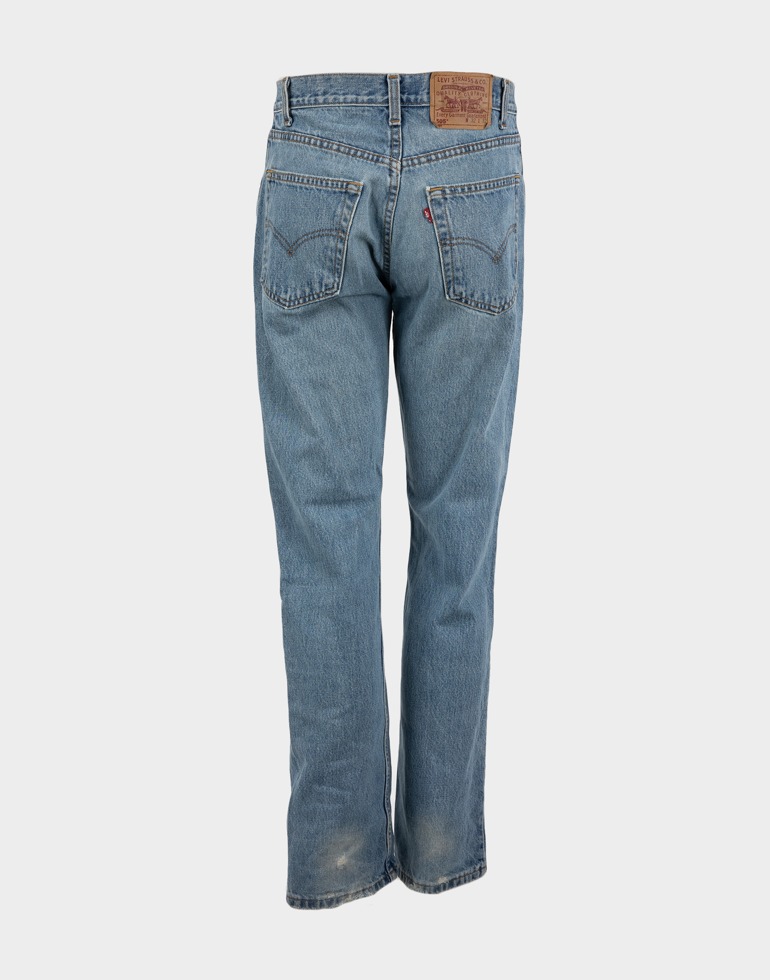 Levi's - Pantaloni in denim modello 505, lavaggio chiaro - immagine 2