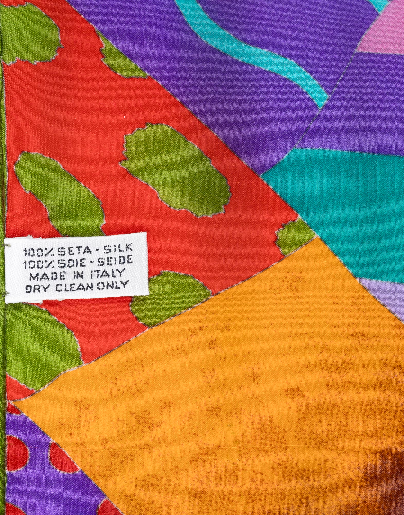 Christian Lacroix - Foulard floreale in seta - immagine 2