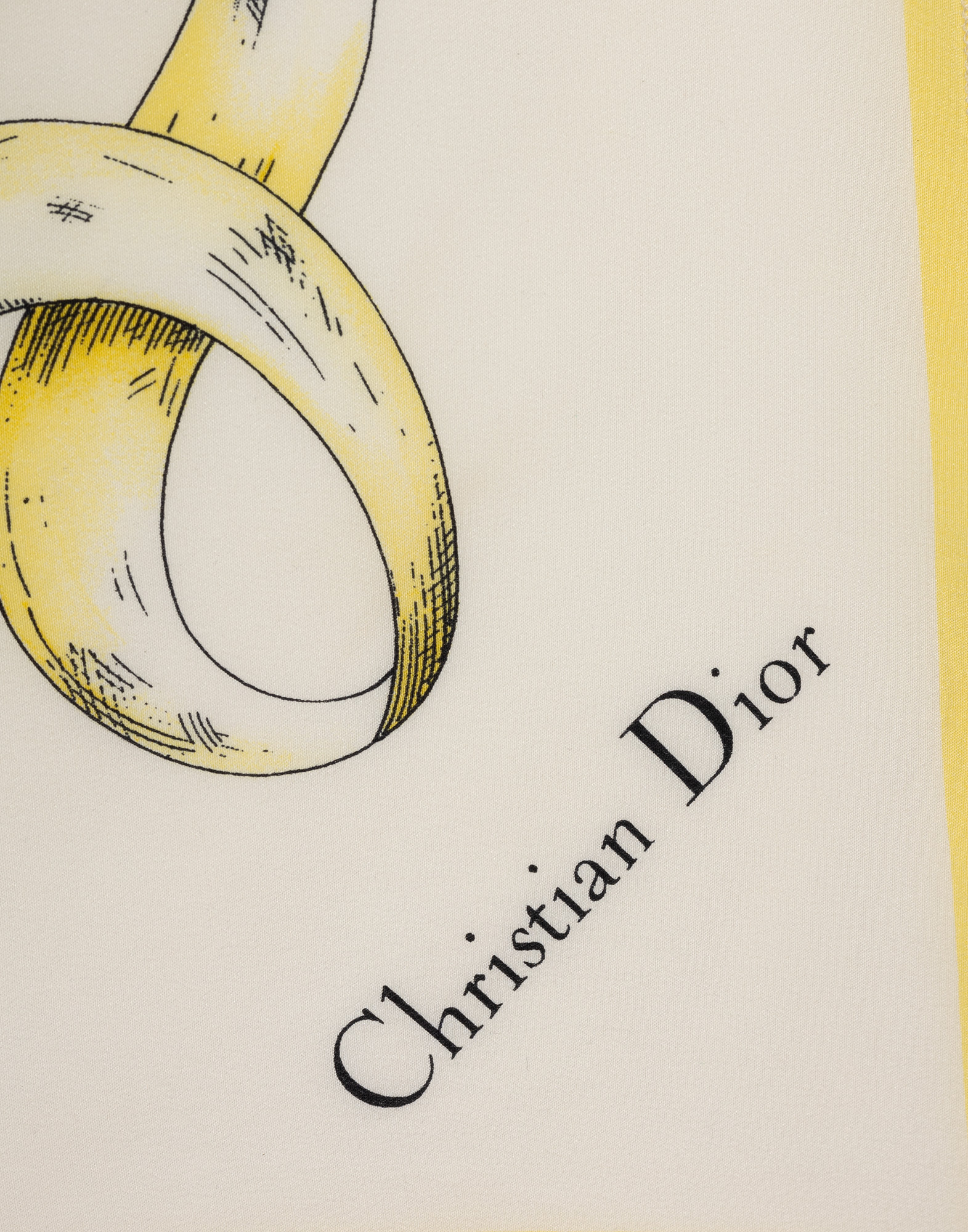 Christian Dior - 90s Silk handkerchief - Image 2
