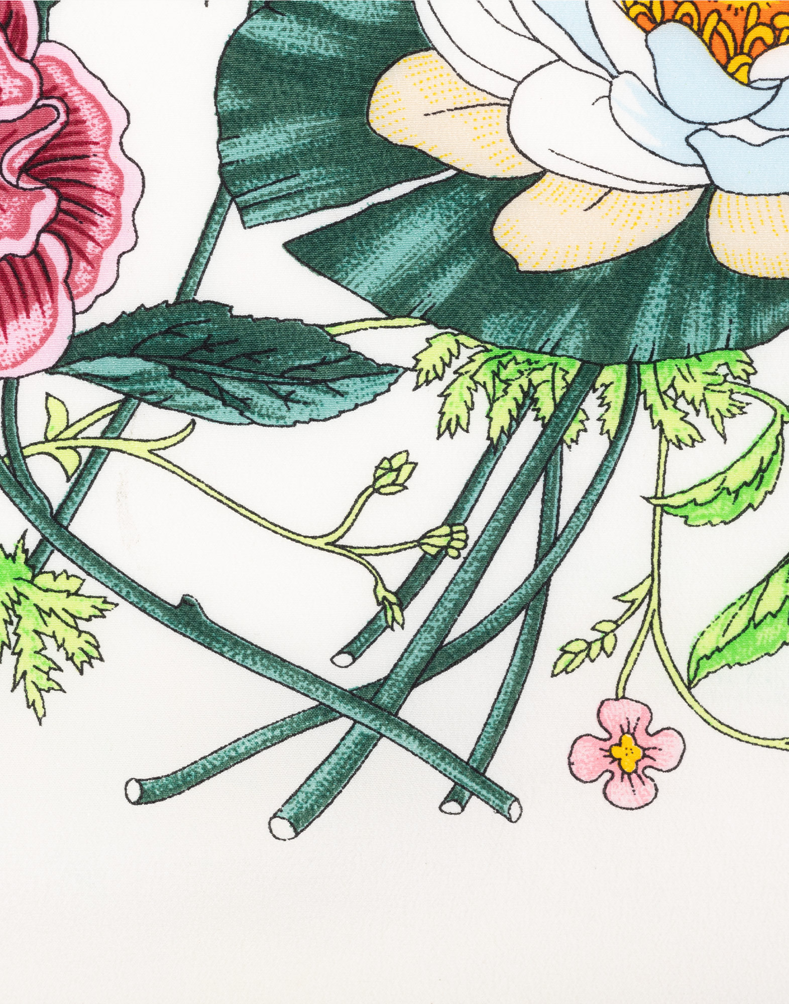 Gucci - 90s 'Flora' silk scarf - Image 3