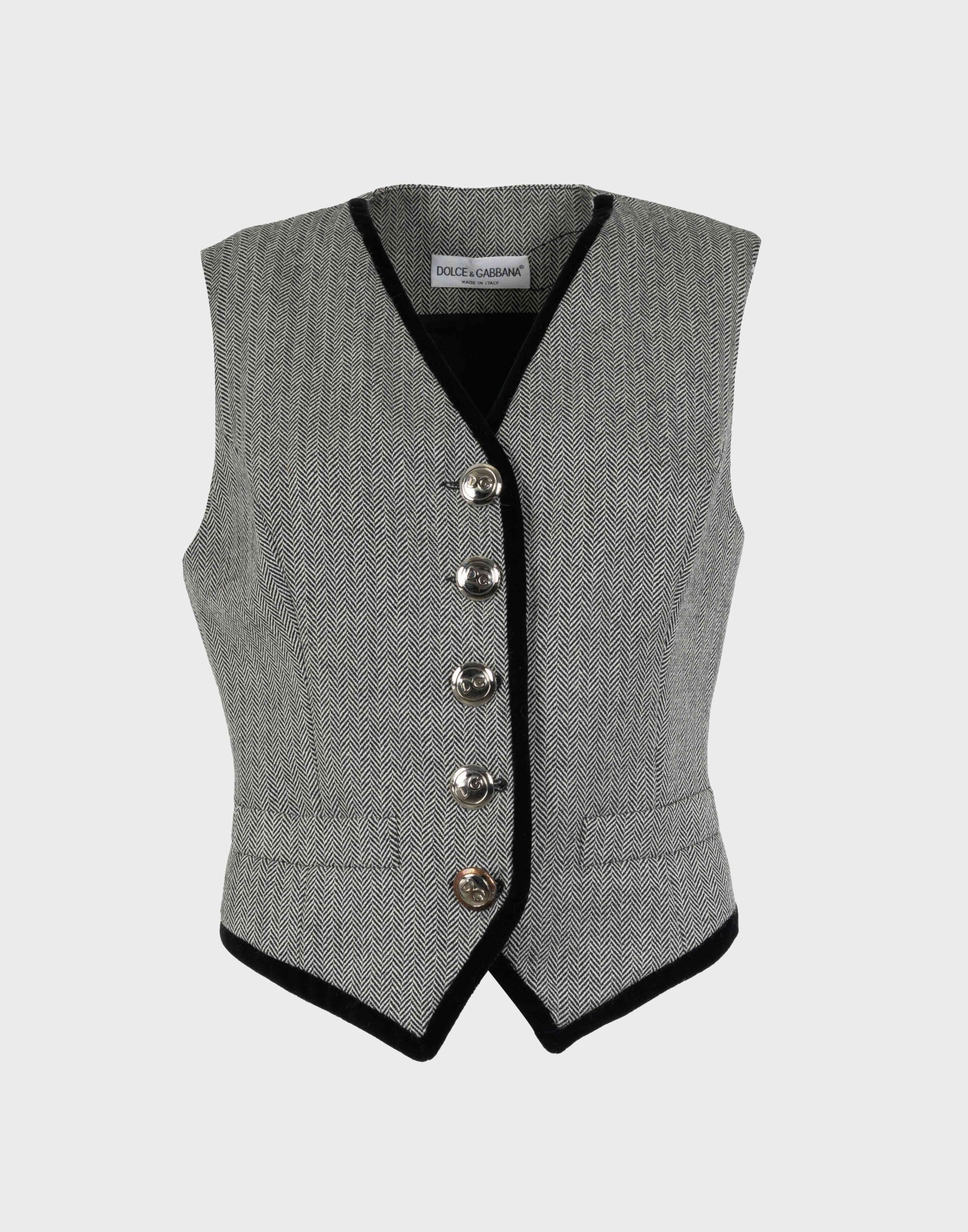 Dolce e Gabbana - Gilet grigio anni 2000
