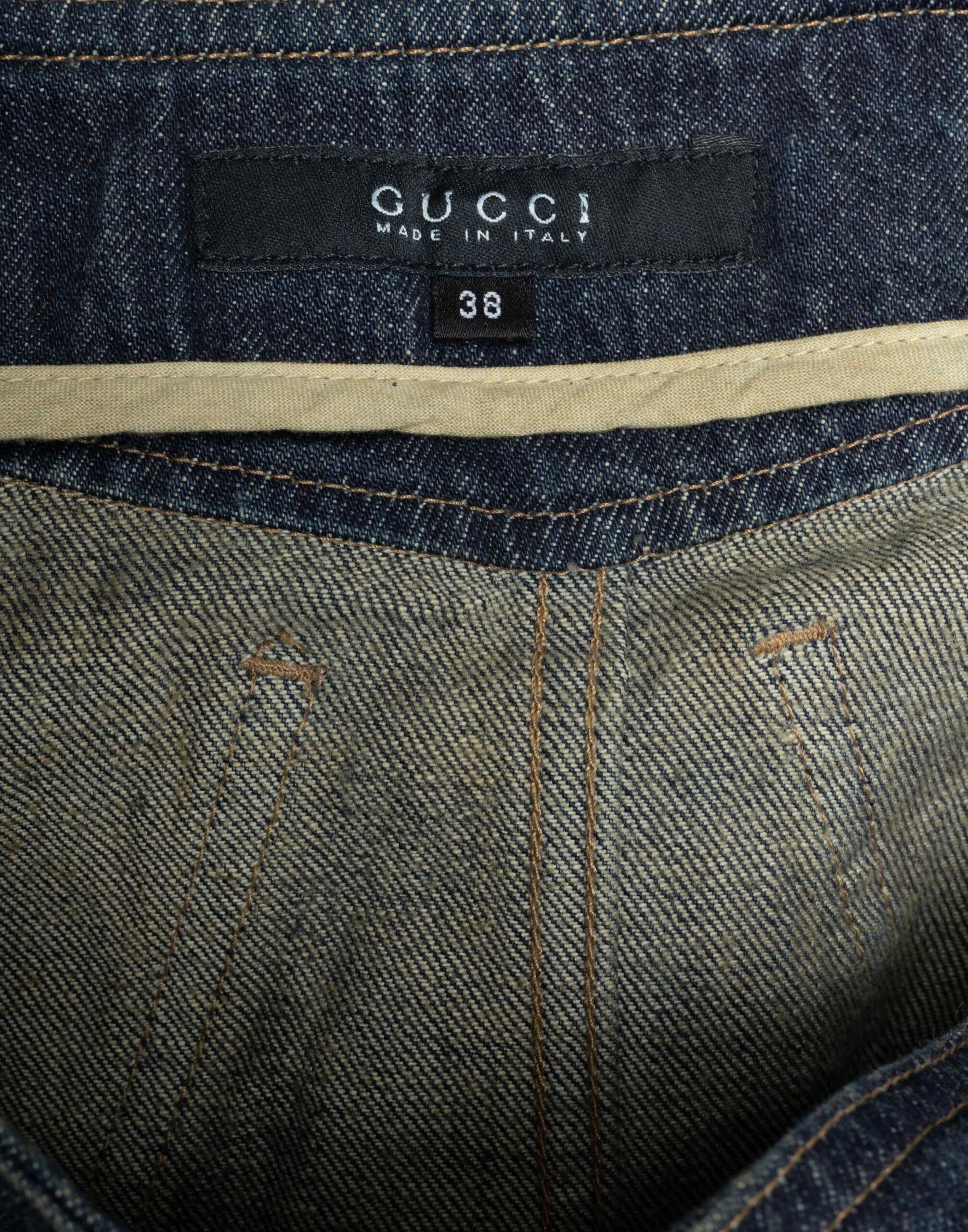 Gucci - Gonna a portafoglio in denim - immagine 6
