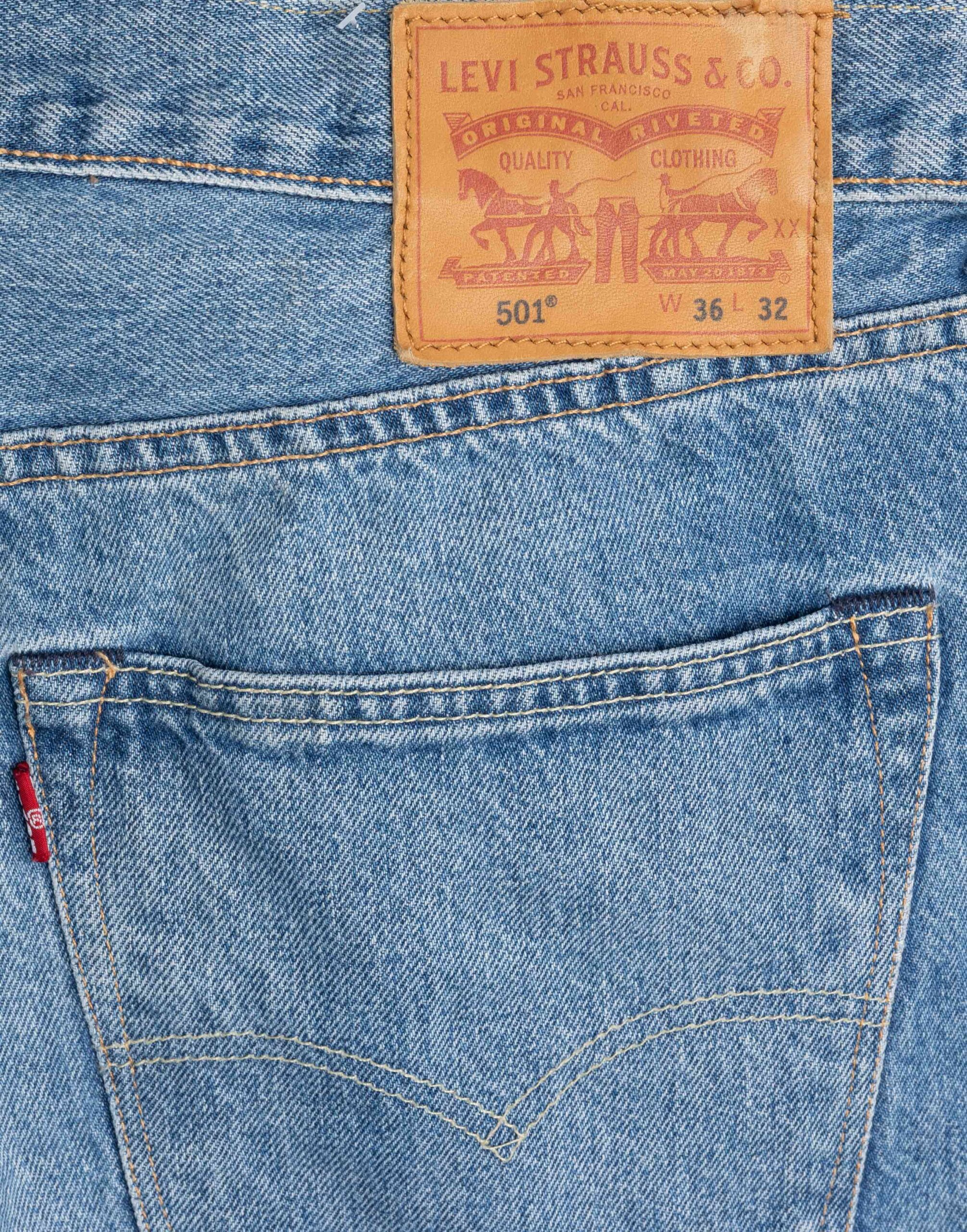 Levi's - Pantaloni in denim modello 501 - immagine 7