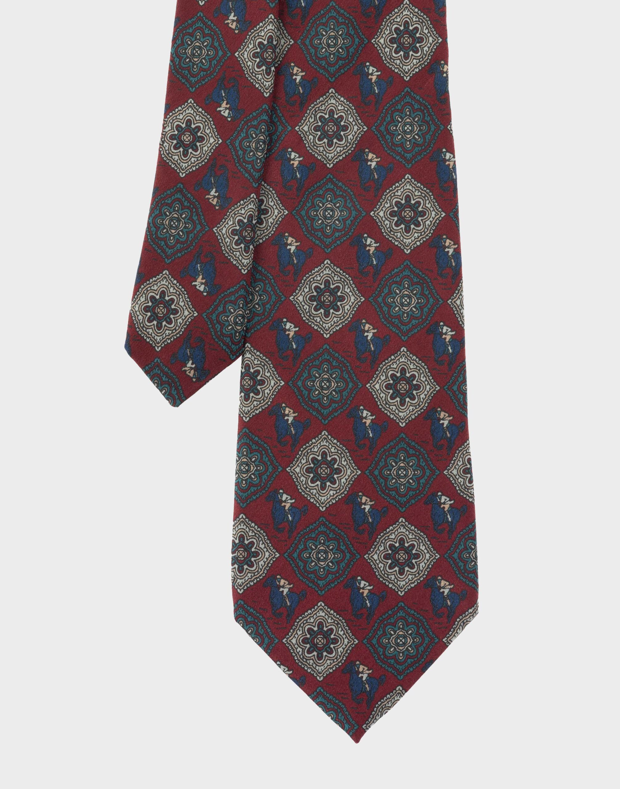 Gucci - 1980s jockey print tie - Image 2