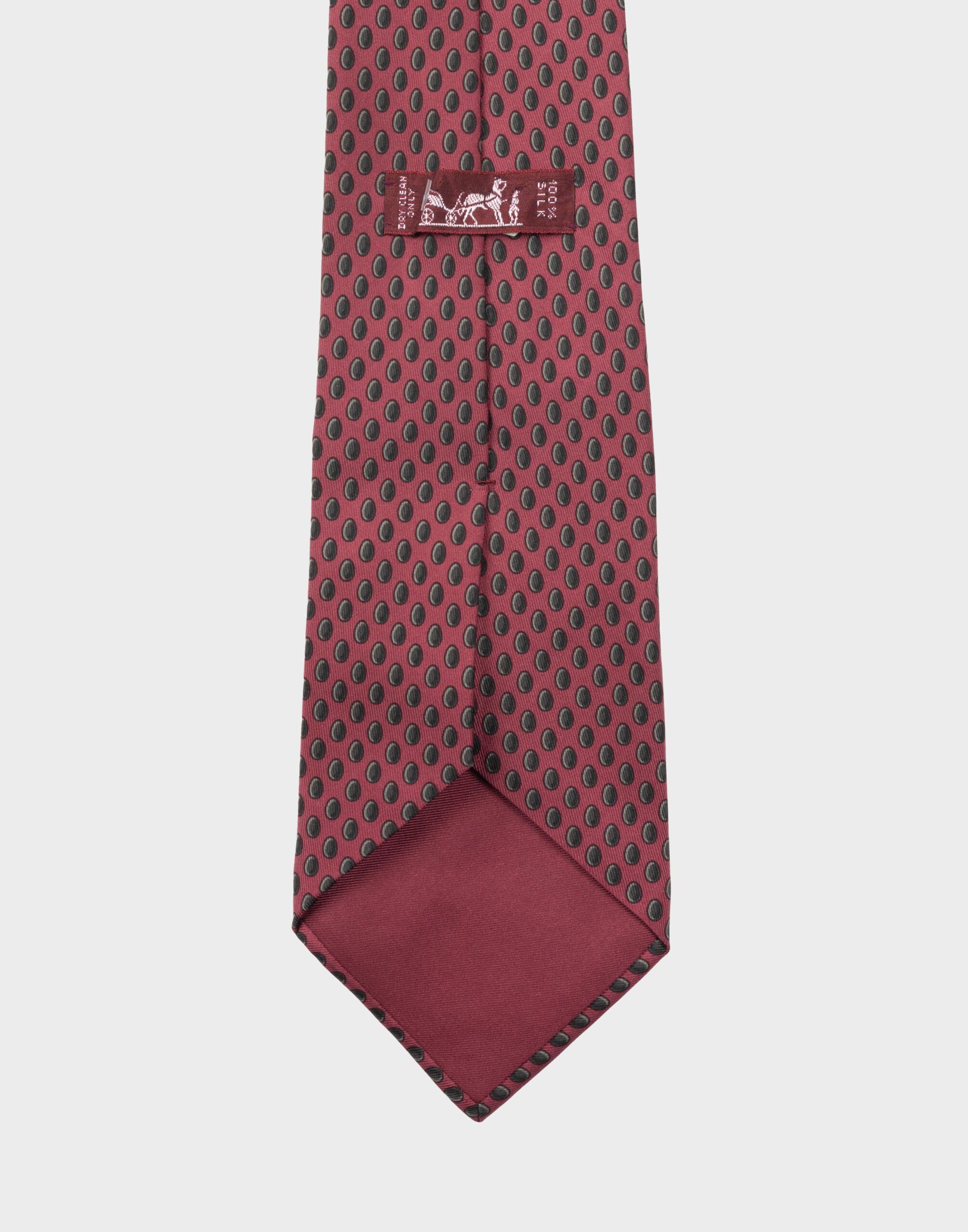 Hermes - Red tie with chicks - Image 4
