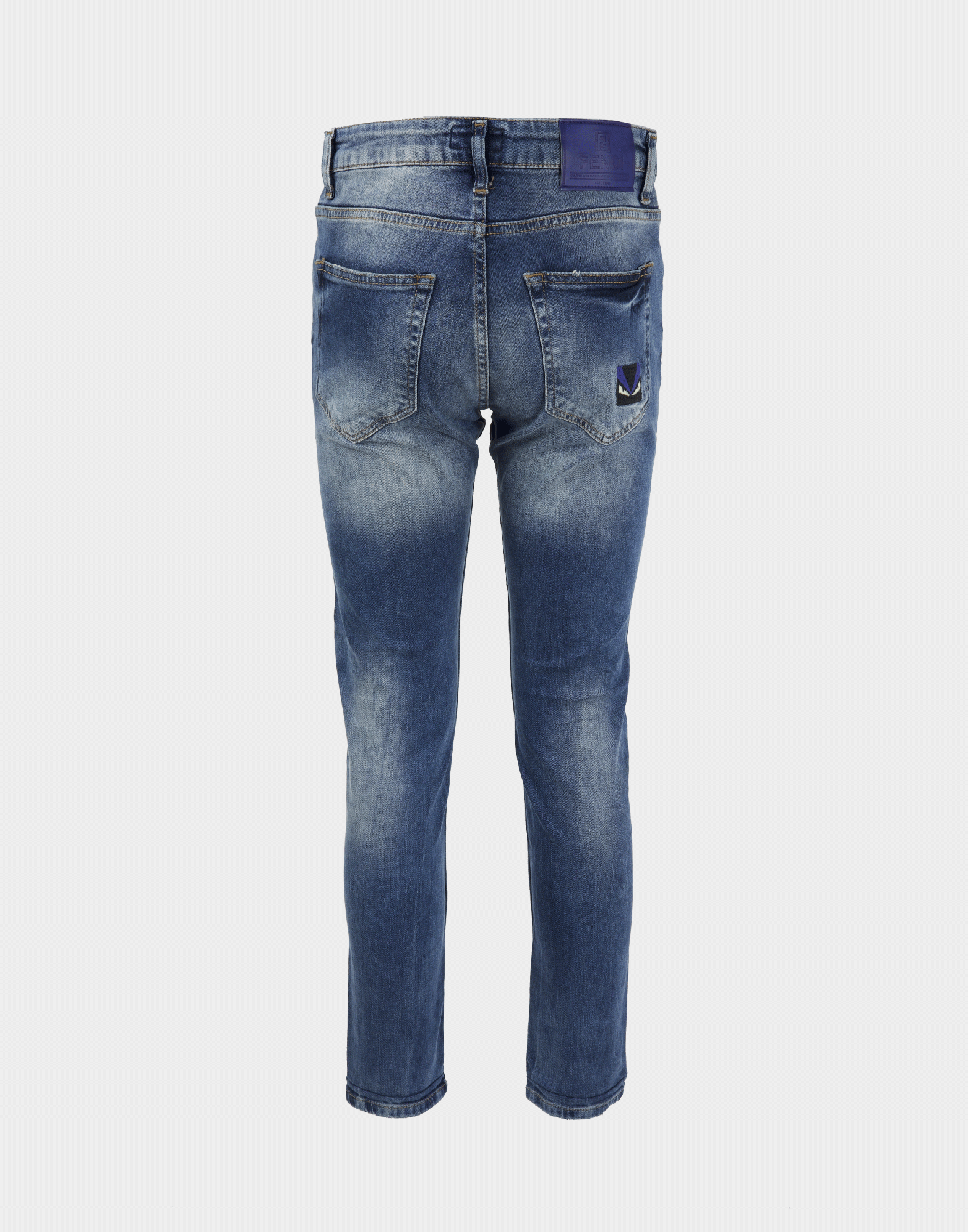 Fendi - 2000s distressed denim jeans - Image 5