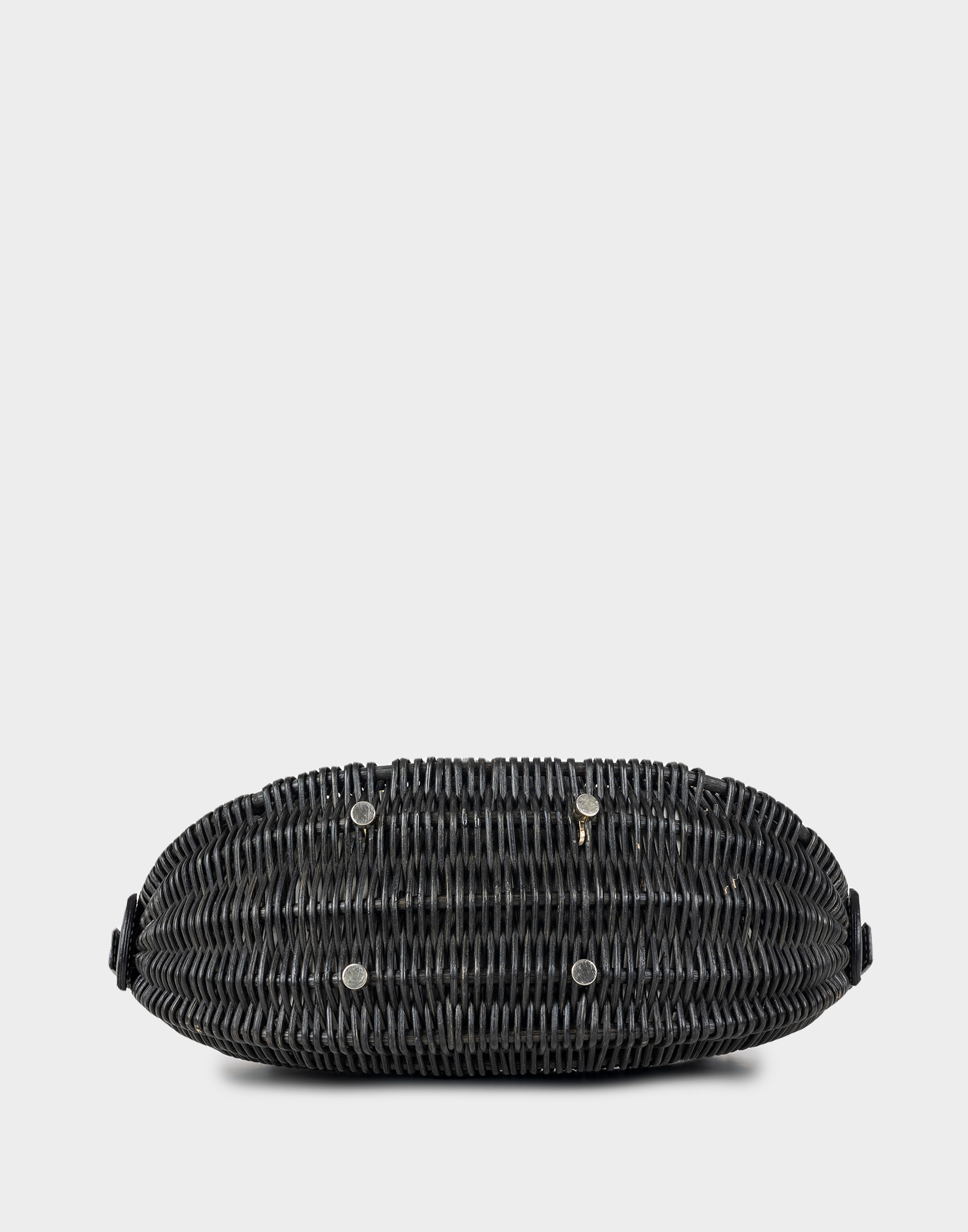 Salvatore Ferragamo - Borsa in rattan nera - immagine 4