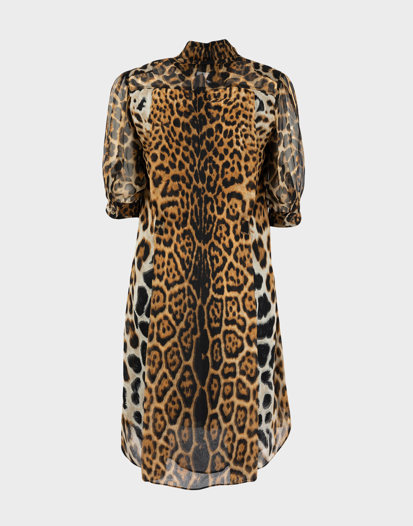 Yves Saint Laurent - Vestito chemisier animalier anni '90 - immagine 5