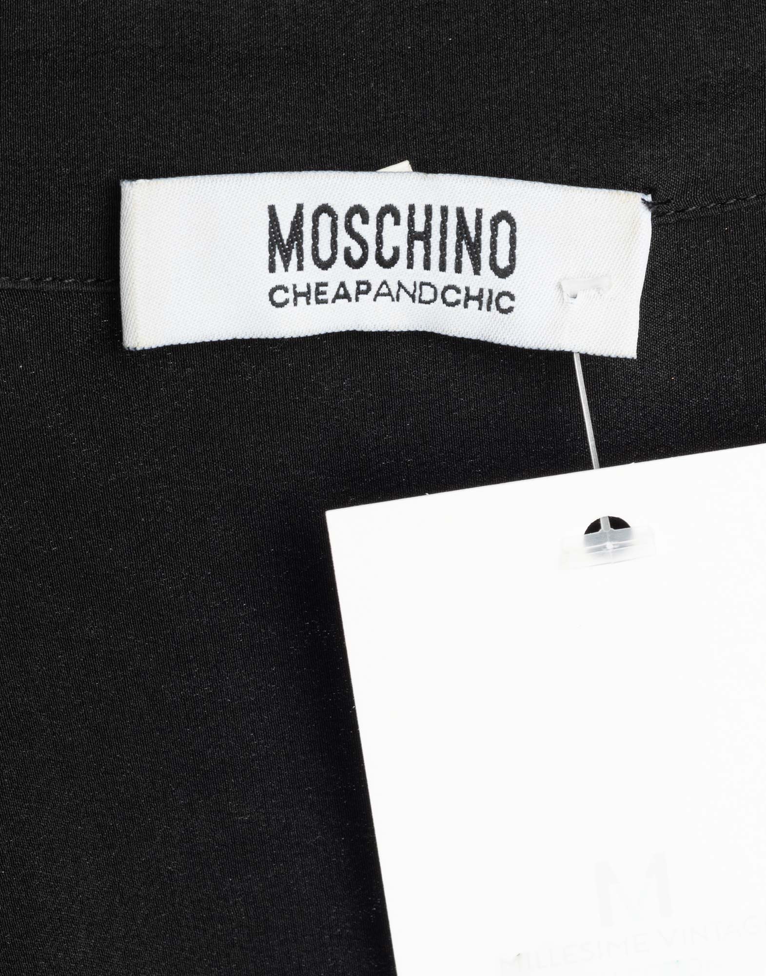 Moschino Cheap and Chic - Camicia nera con volant - immagine 3