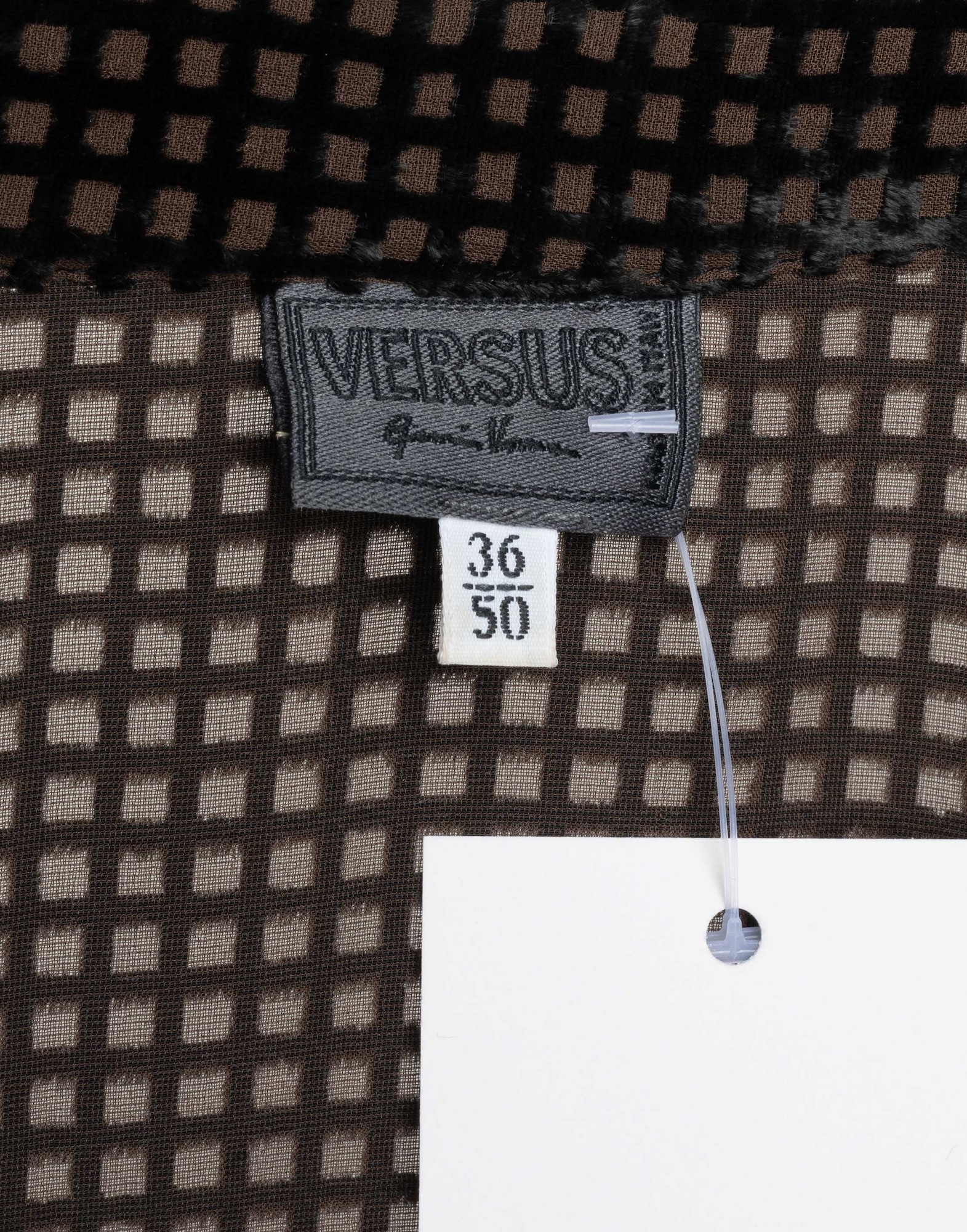 Versus - Camicia con trasparenze anni '90 - immagine 6