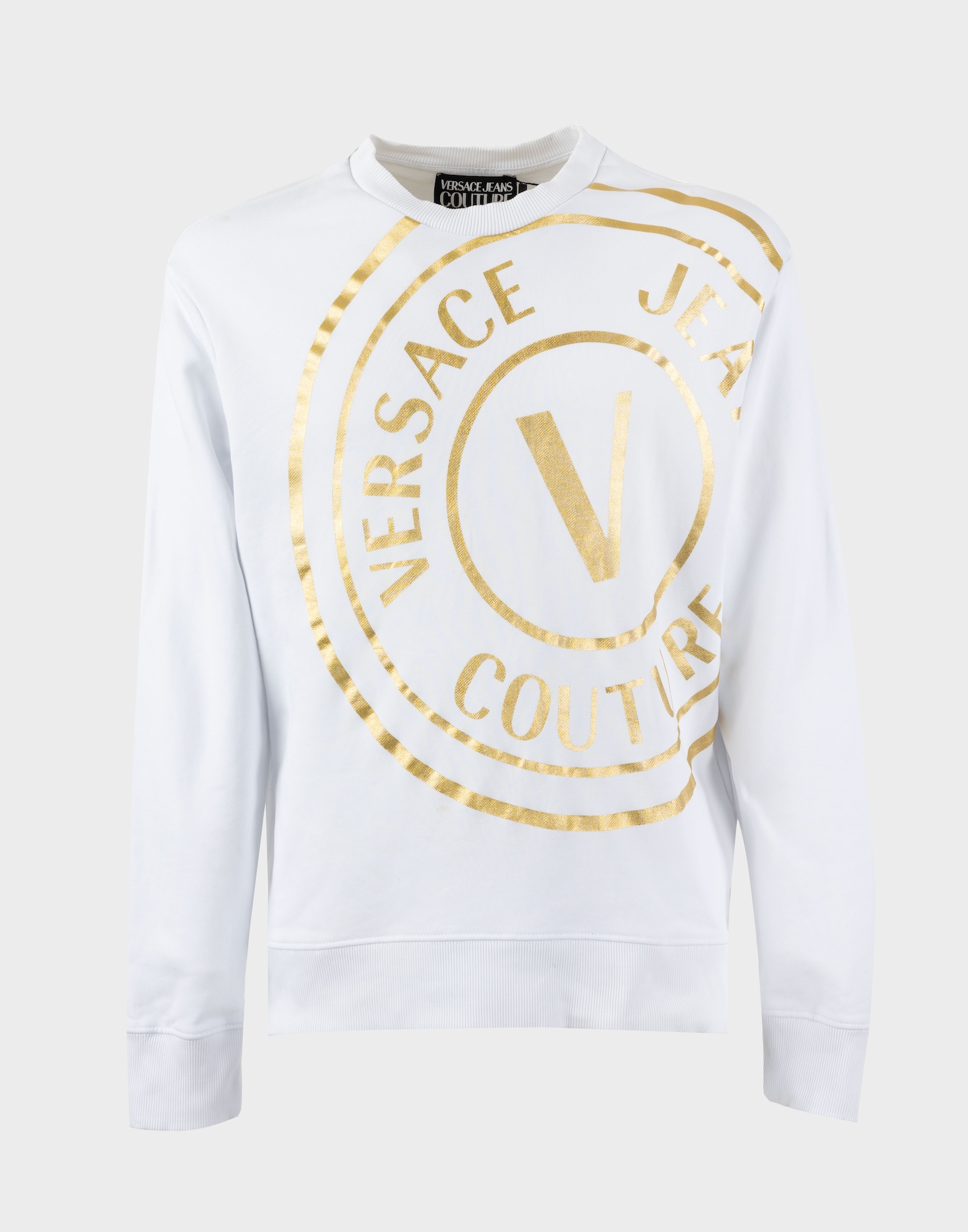 Felpa versace bianca top