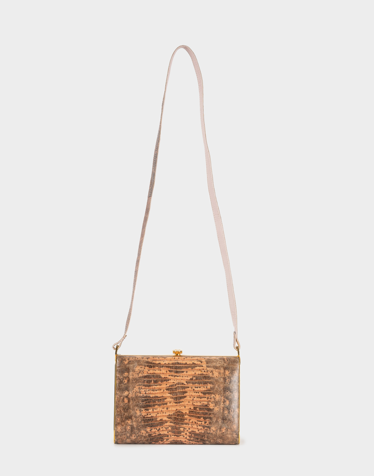 Vintage Borsa rigida in pelle