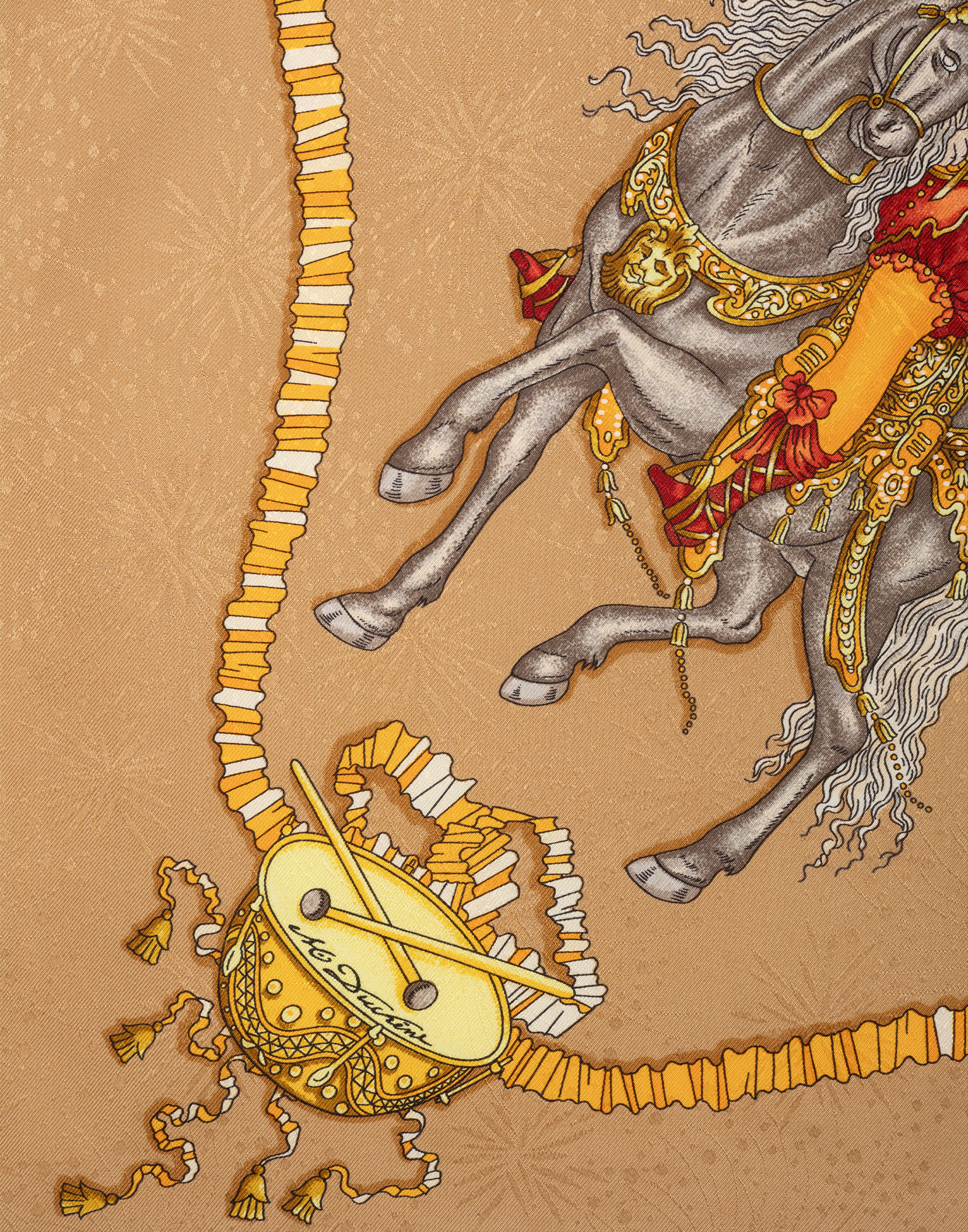 Hermes - 90s 'Les fetes du roi Soleil' scarf - Image 3