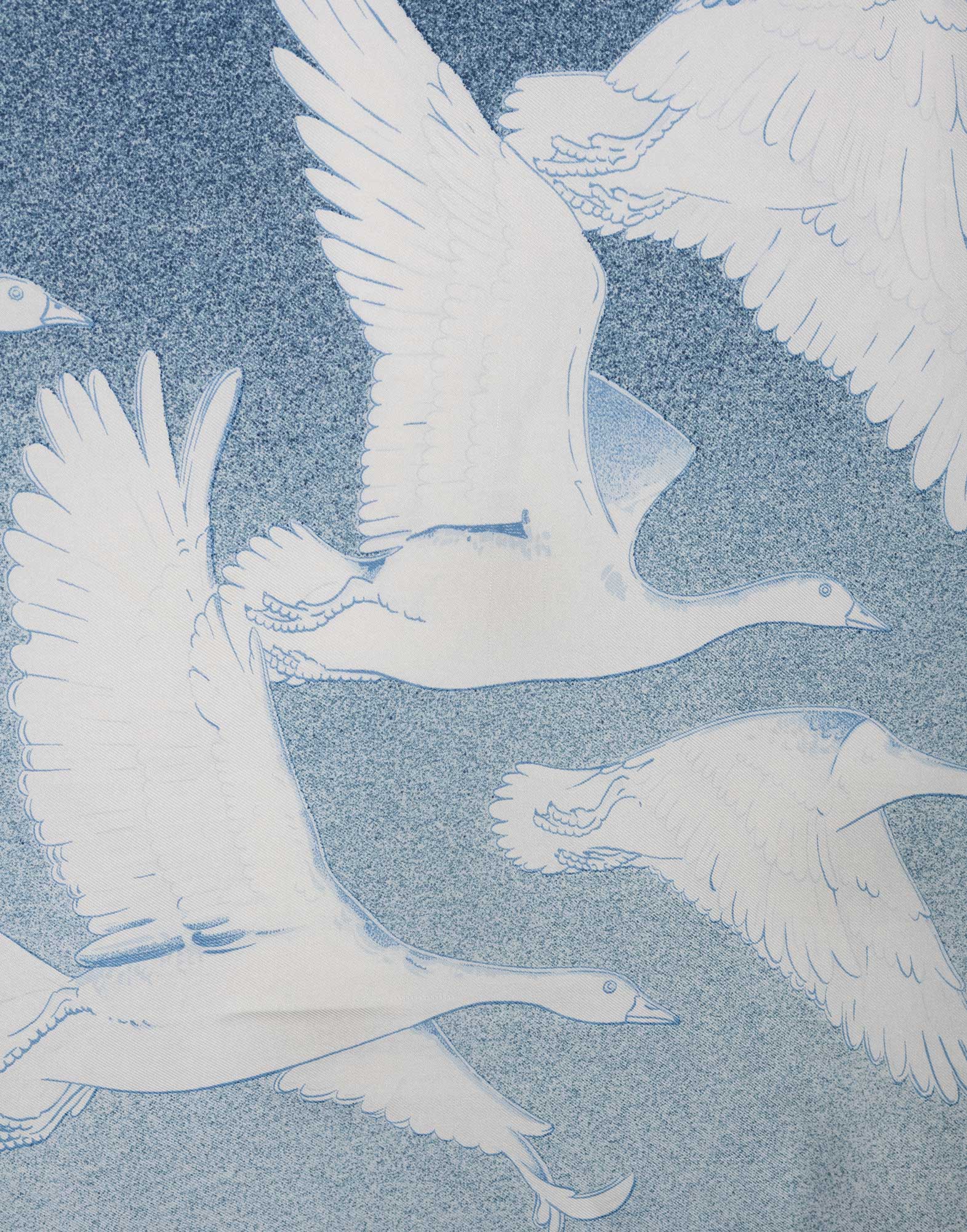 Hermes - Foulard 'Oiseaux migrateurs' anni '70 - immagine 3