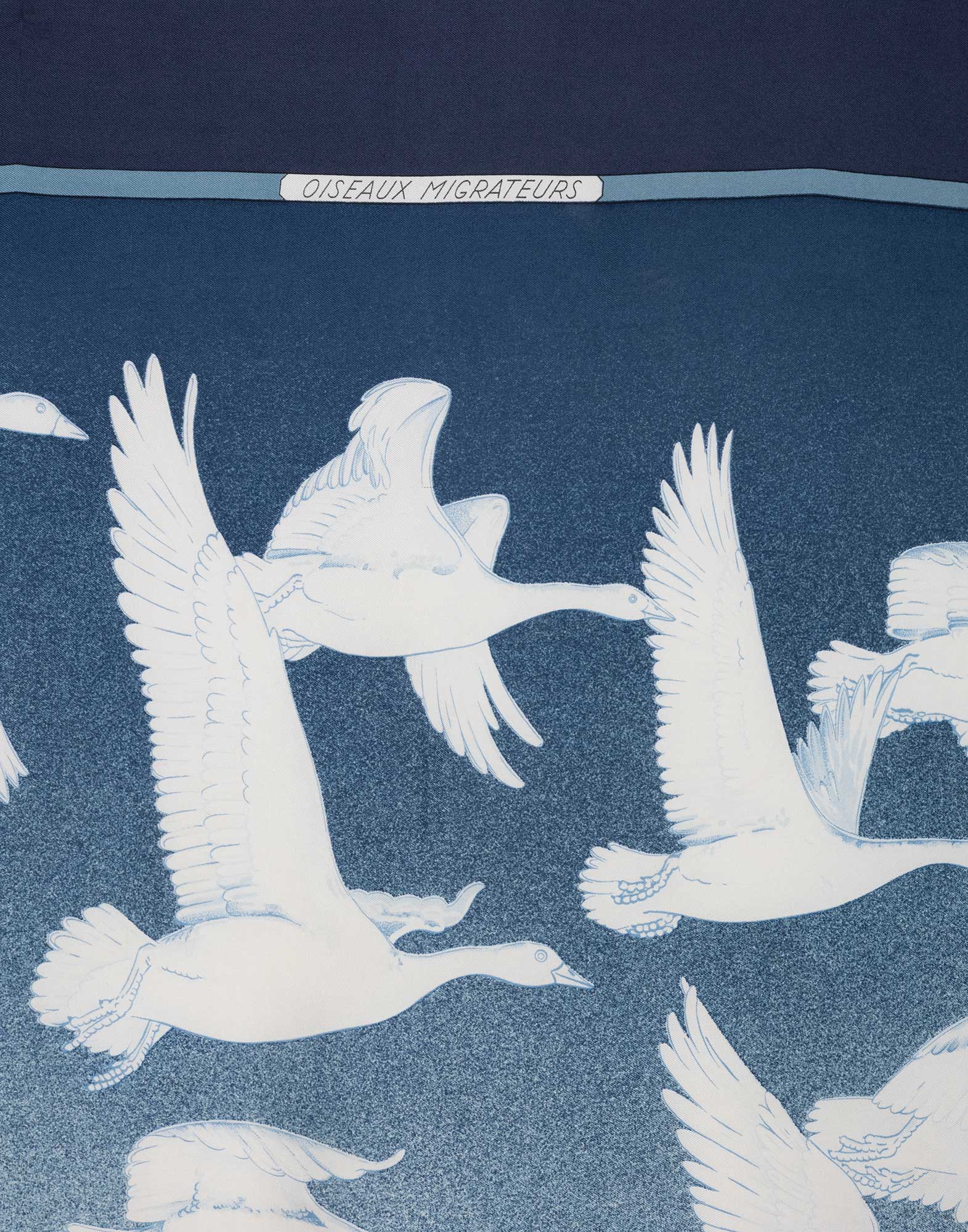 Hermes - Foulard 'Oiseaux migrateurs' anni '70 - immagine 2