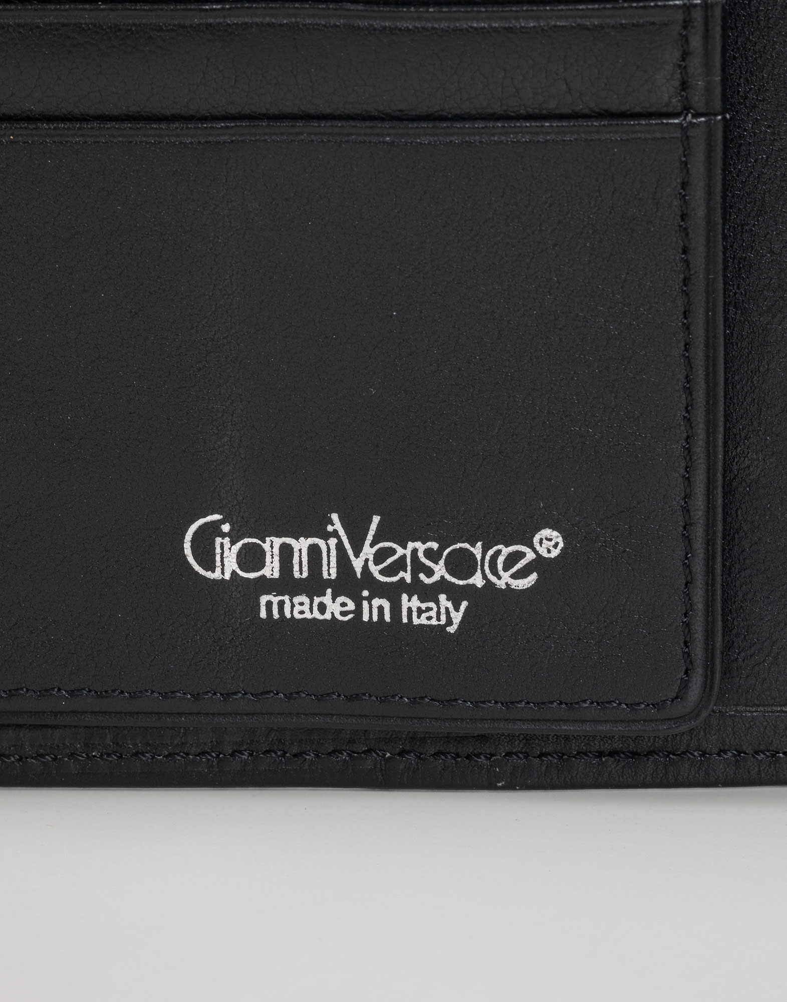 Gianni Versace Black 80s wallet