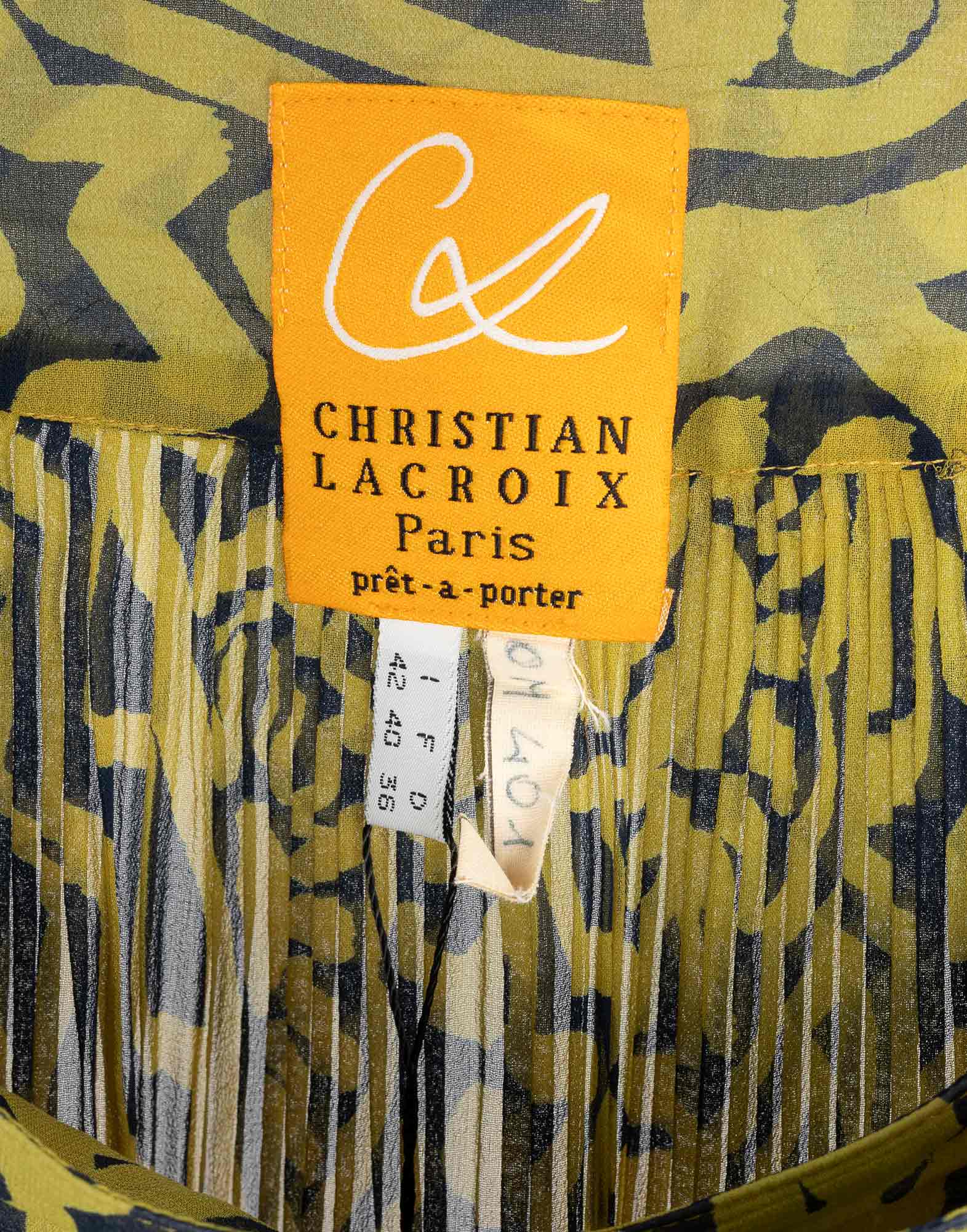 Christian Lacroix - Pleated 90s miniskirt - Image 6