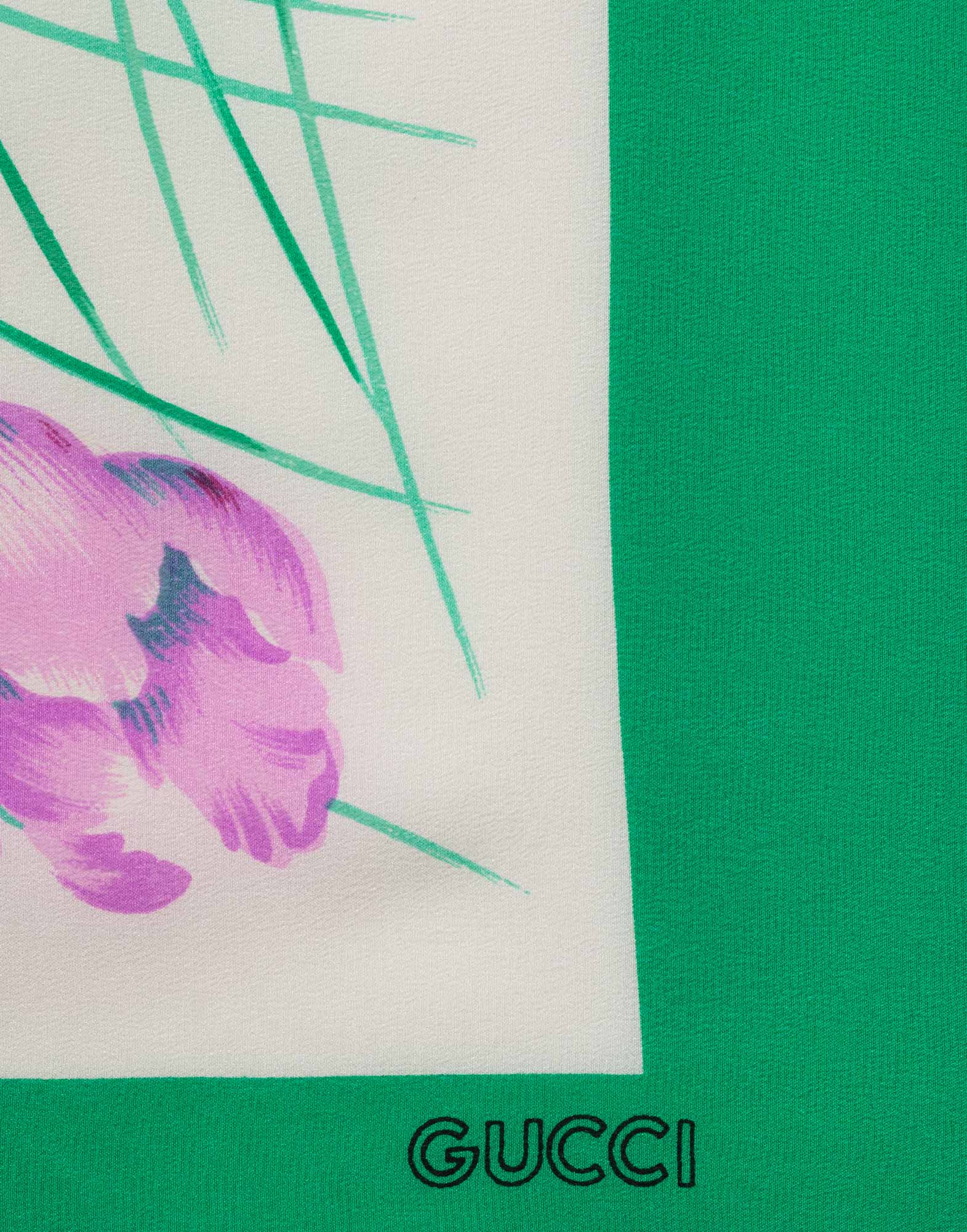Gucci - Tulips printed scarf - Image 2