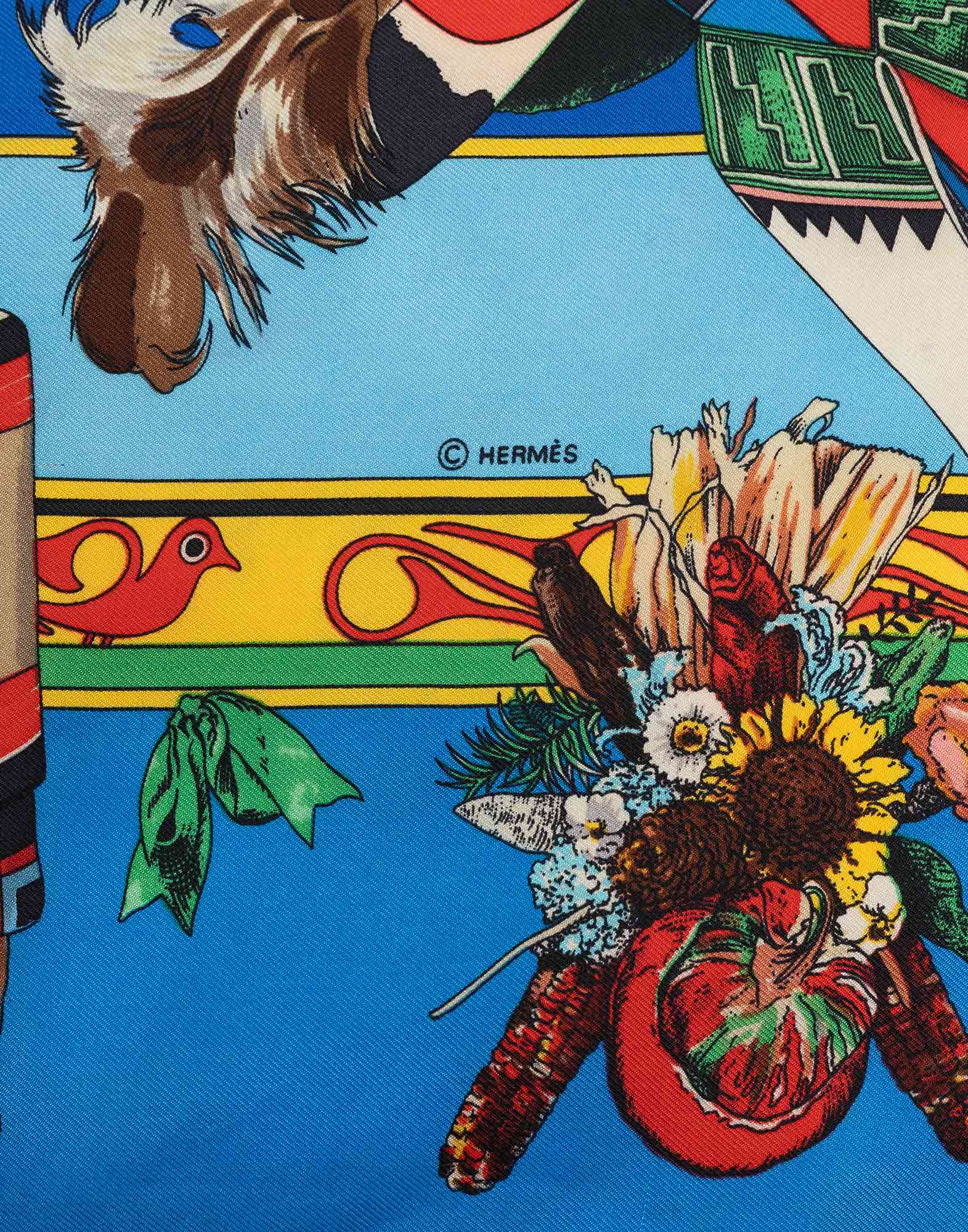 Hermes - Foulard 'Kachinas' anni '90 - immagine 2