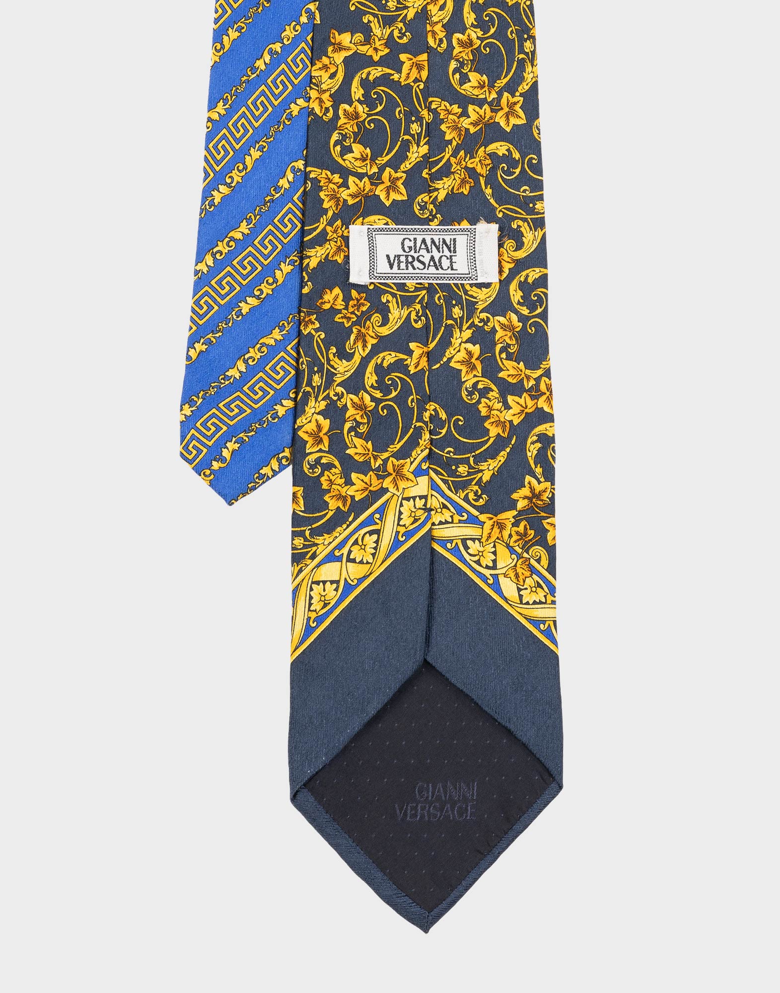 Gianni Versace - Silk tie with baroque print - Image 4