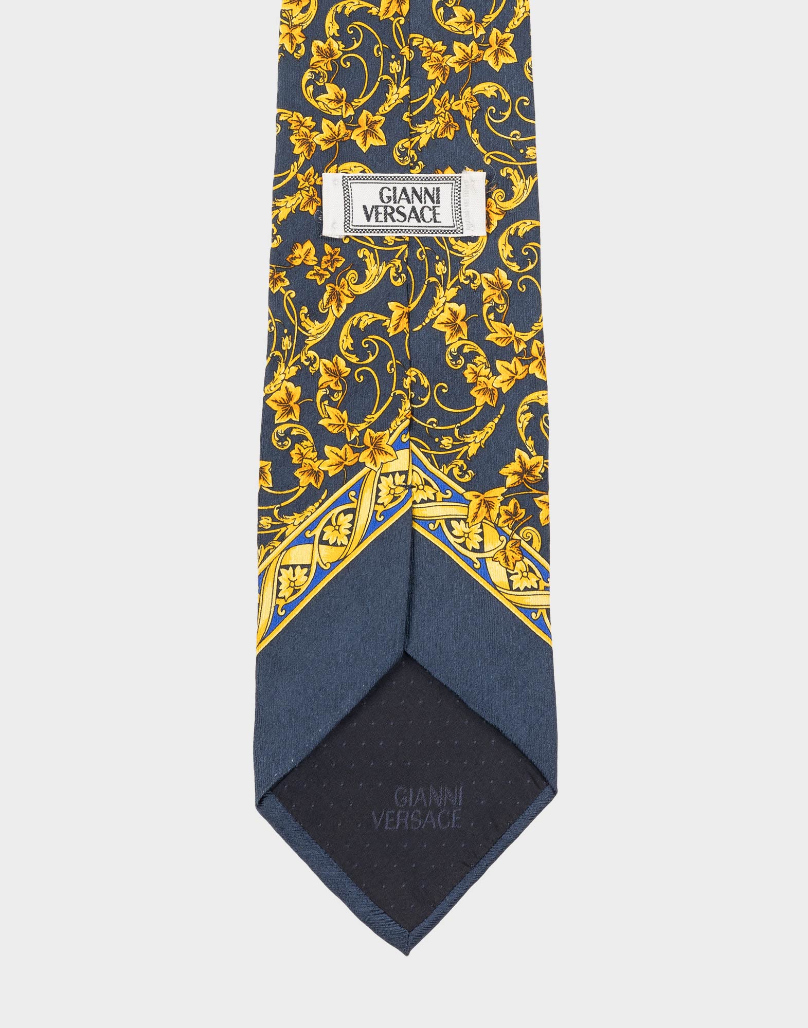 Gianni Versace - Silk tie with baroque print - Image 3