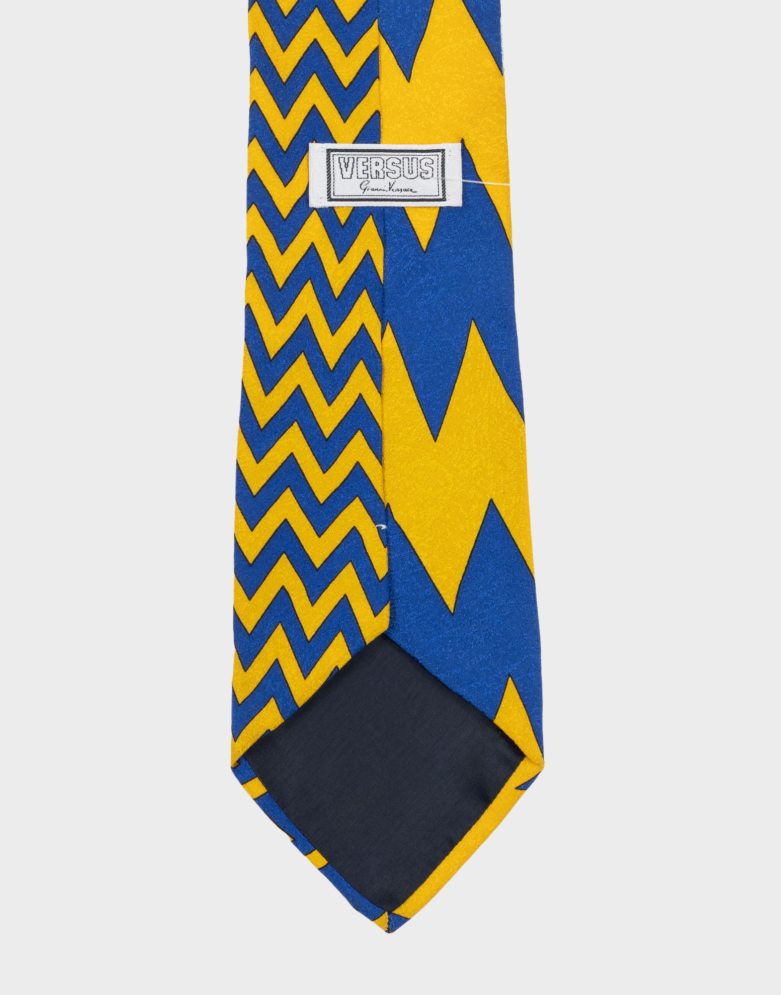 Versus by Gianni Versace - Geometric Pattern Tie - Image 4