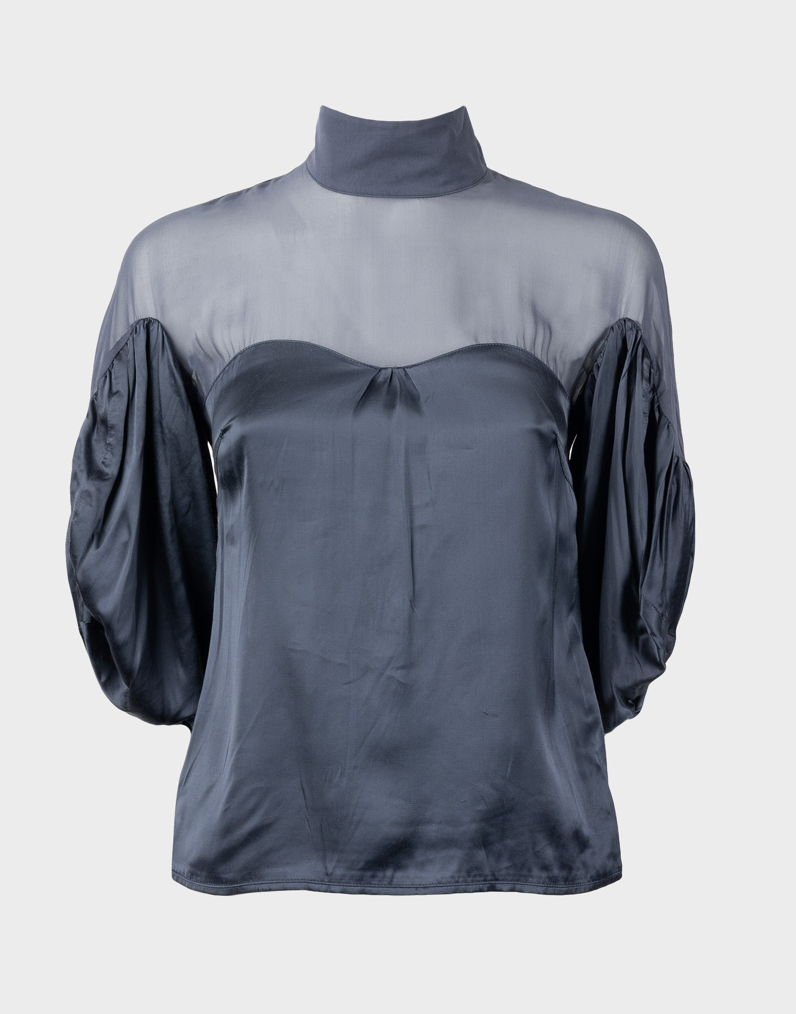 Costume National - Mesh top in seta