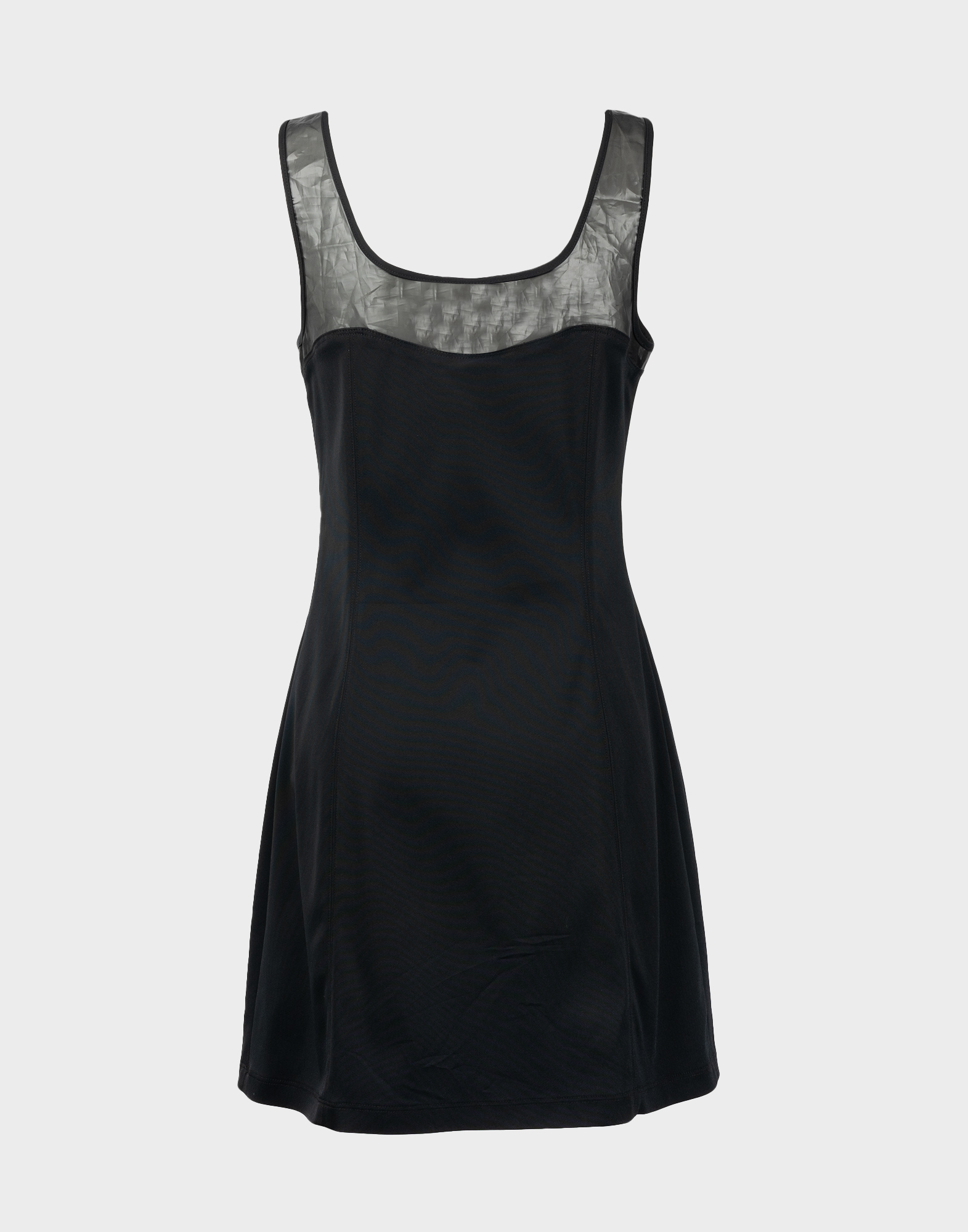 Versace Jeans Couture - Vestito nero con trasparenza - immagine 2