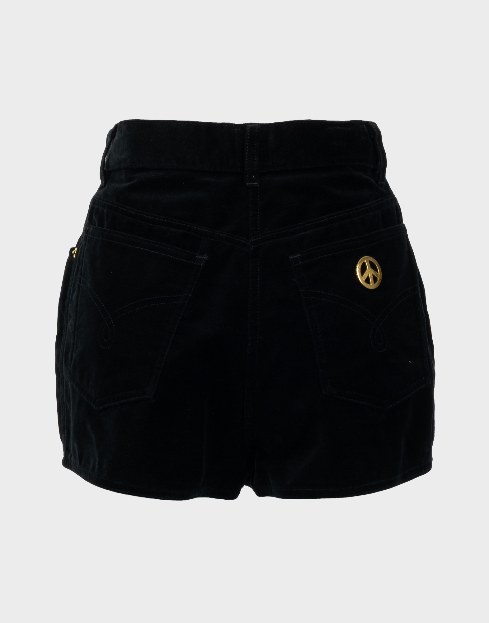 Moschino Jeans - Pantaloncini neri in velluto - immagine 5