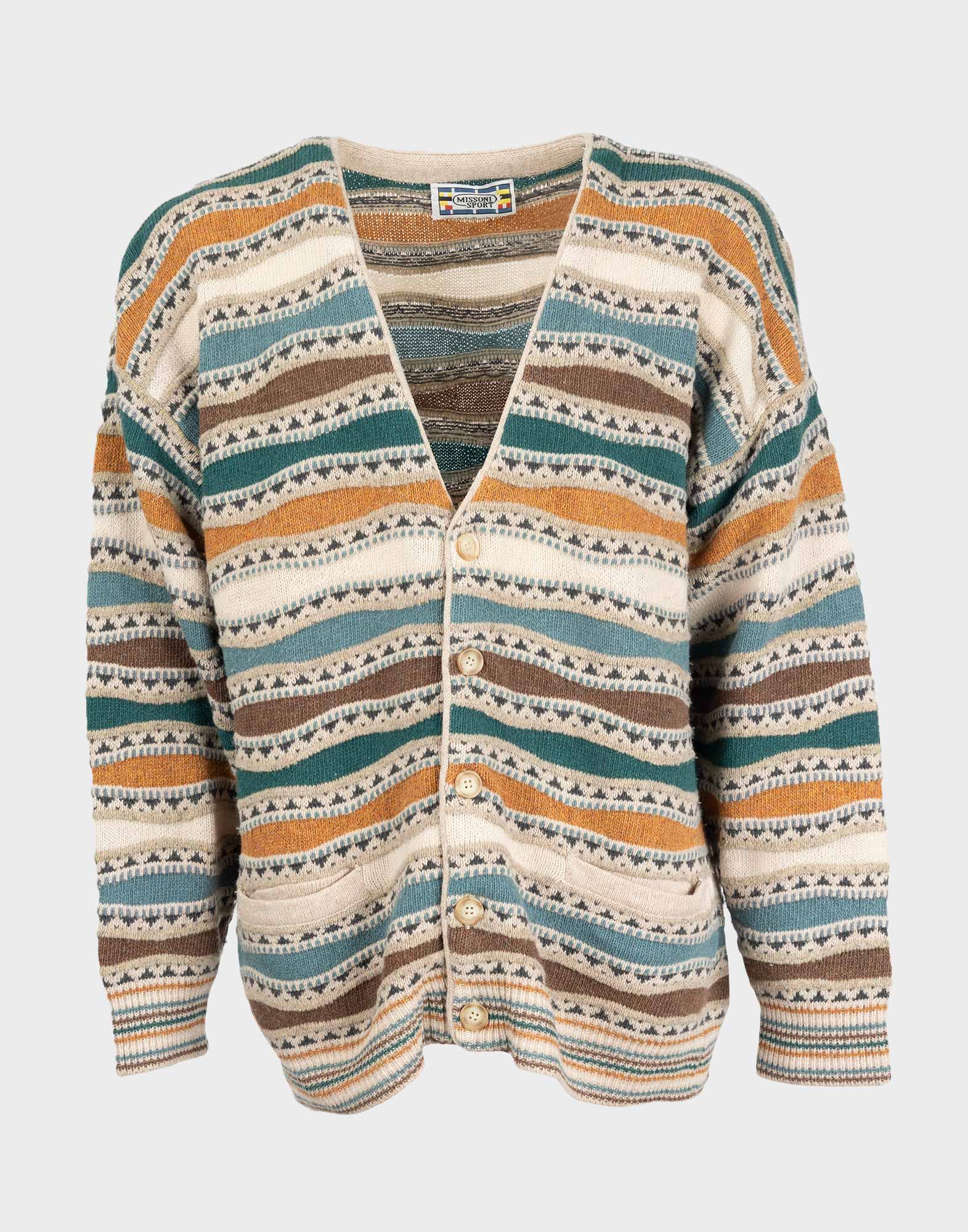 Missoni Sport - Cardigan colorato anni '90