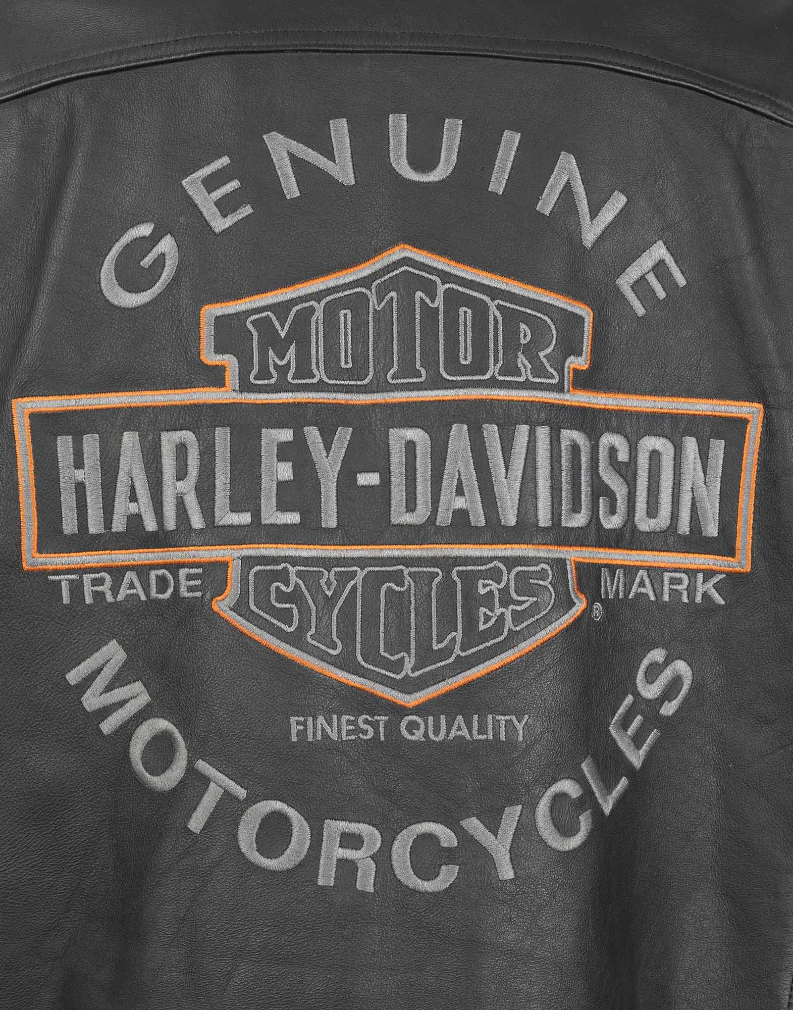 Harley Davidson - Giubbotto nero in pelle - immagine 6