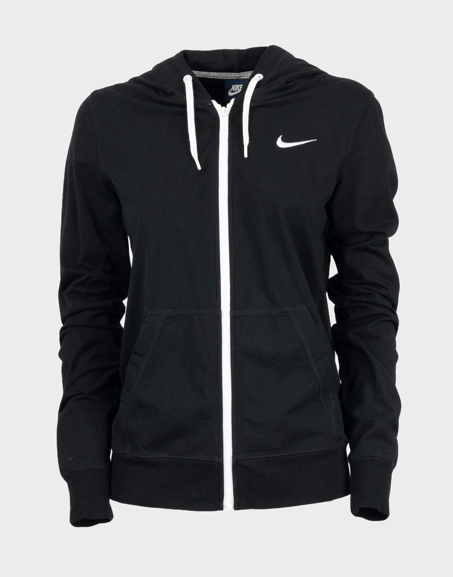 Nike - Felpa nera con cappuccio