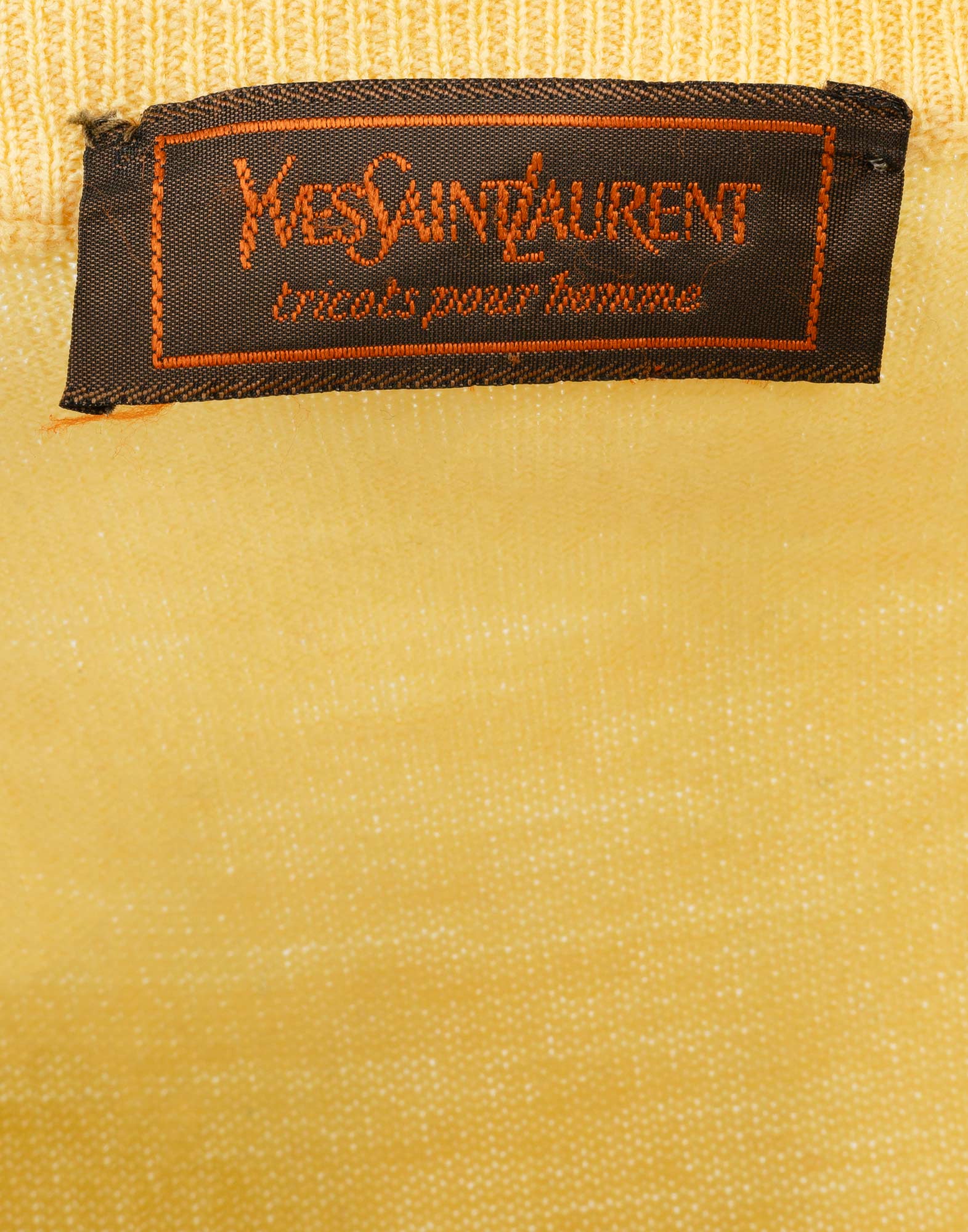 Yves Saint Laurent - Yellow wool vest - Image 3