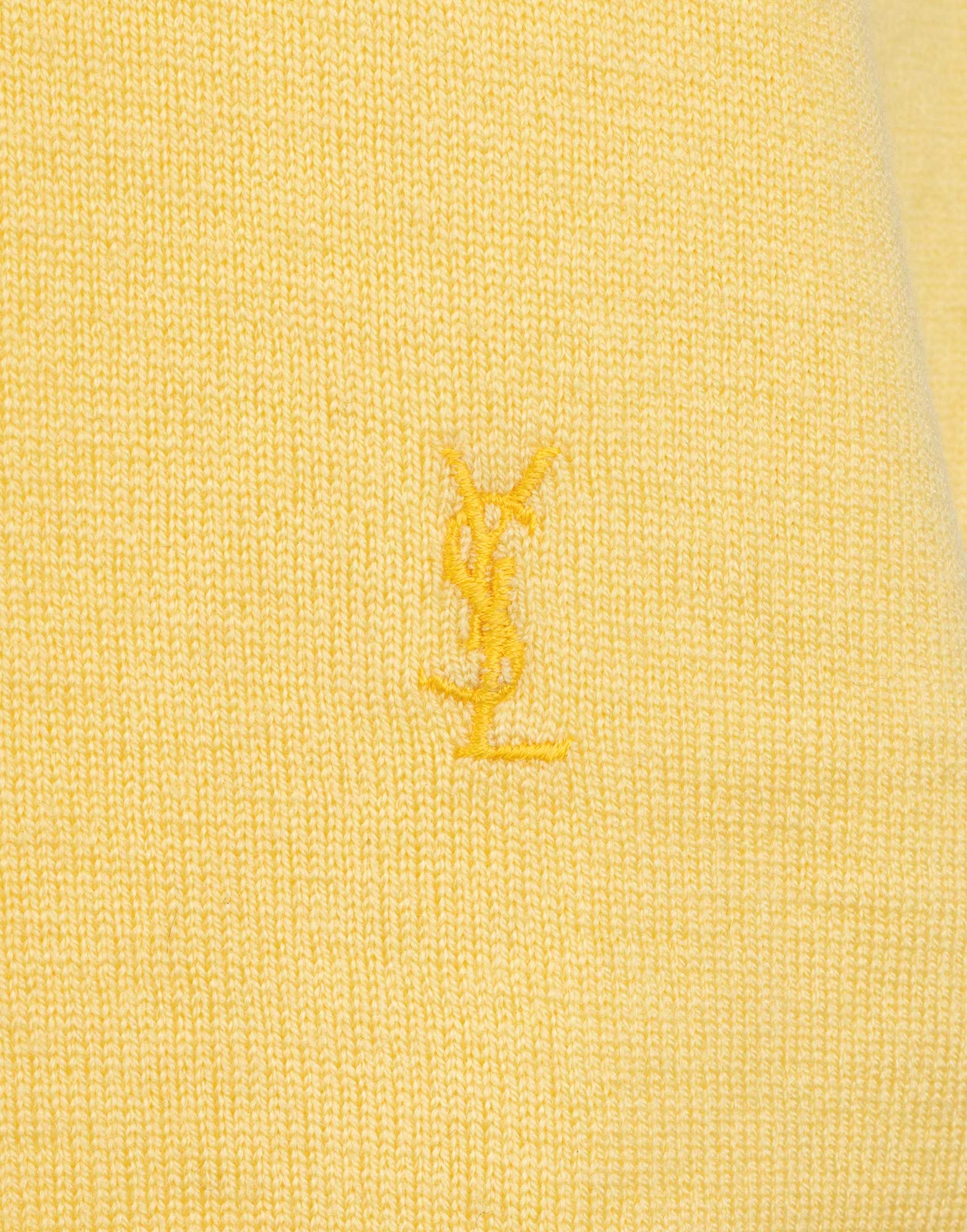 Yves Saint Laurent - Yellow wool vest - Image 4
