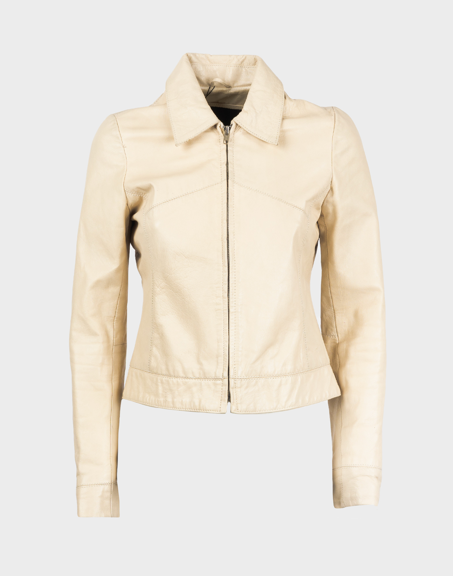 giacca in pelle anni 2000 da donna