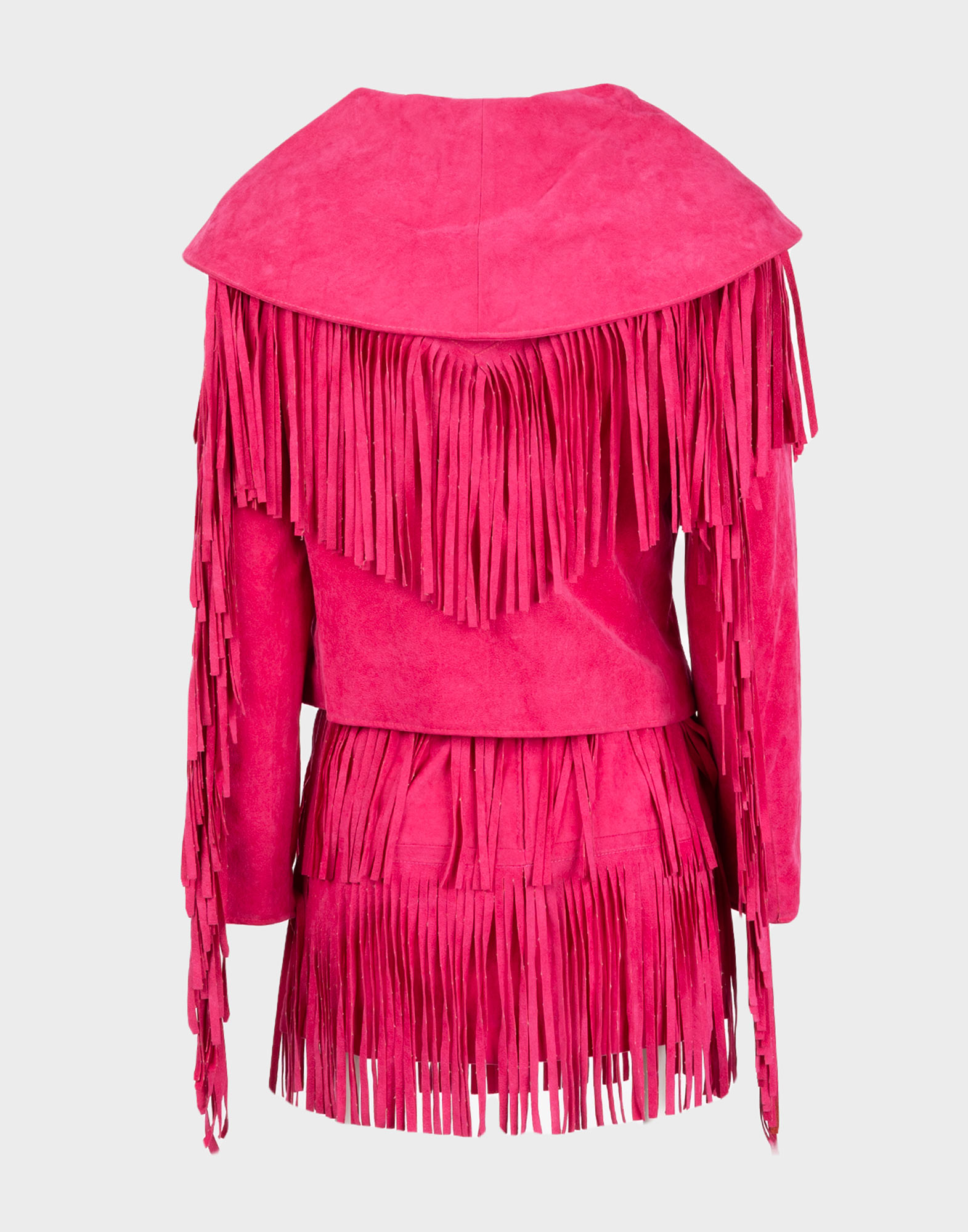 Vintage - Completo in pelle con frange - immagine 2