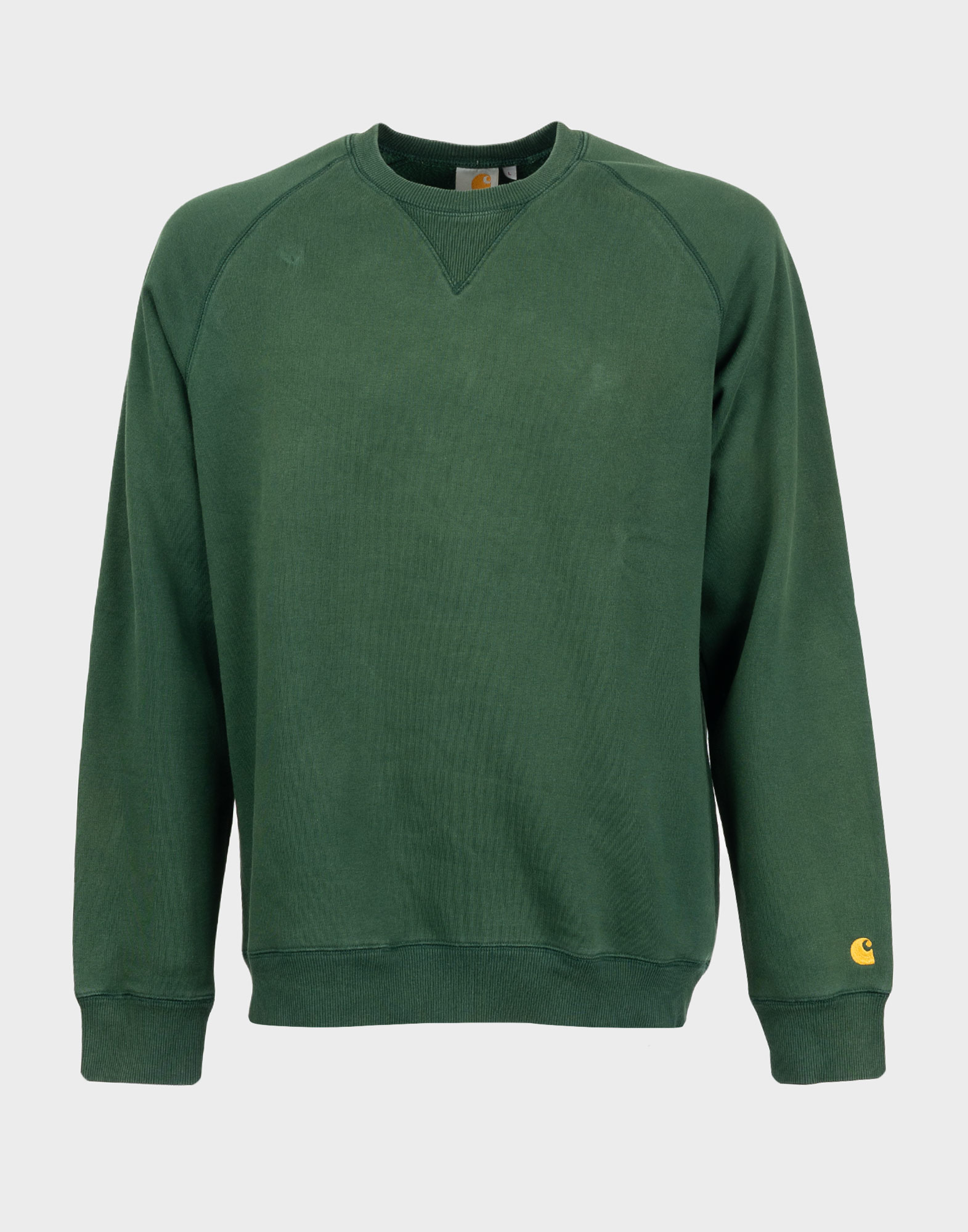 felpa verde da uomo