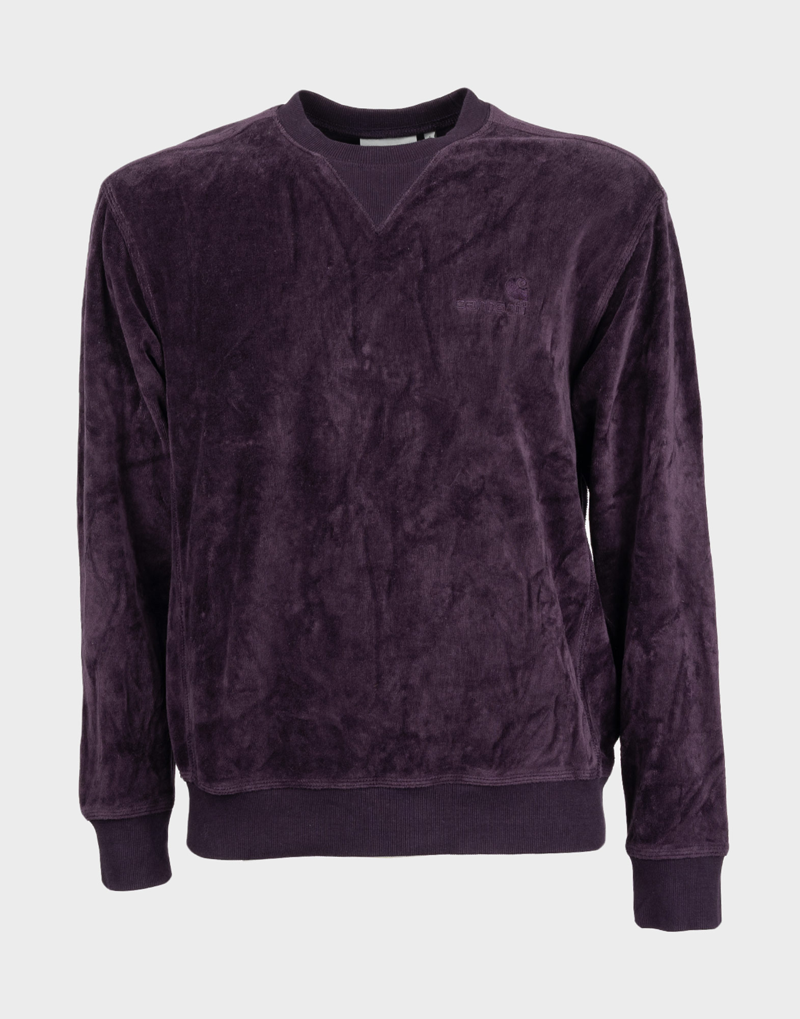 purple chenille sweatshirt for men