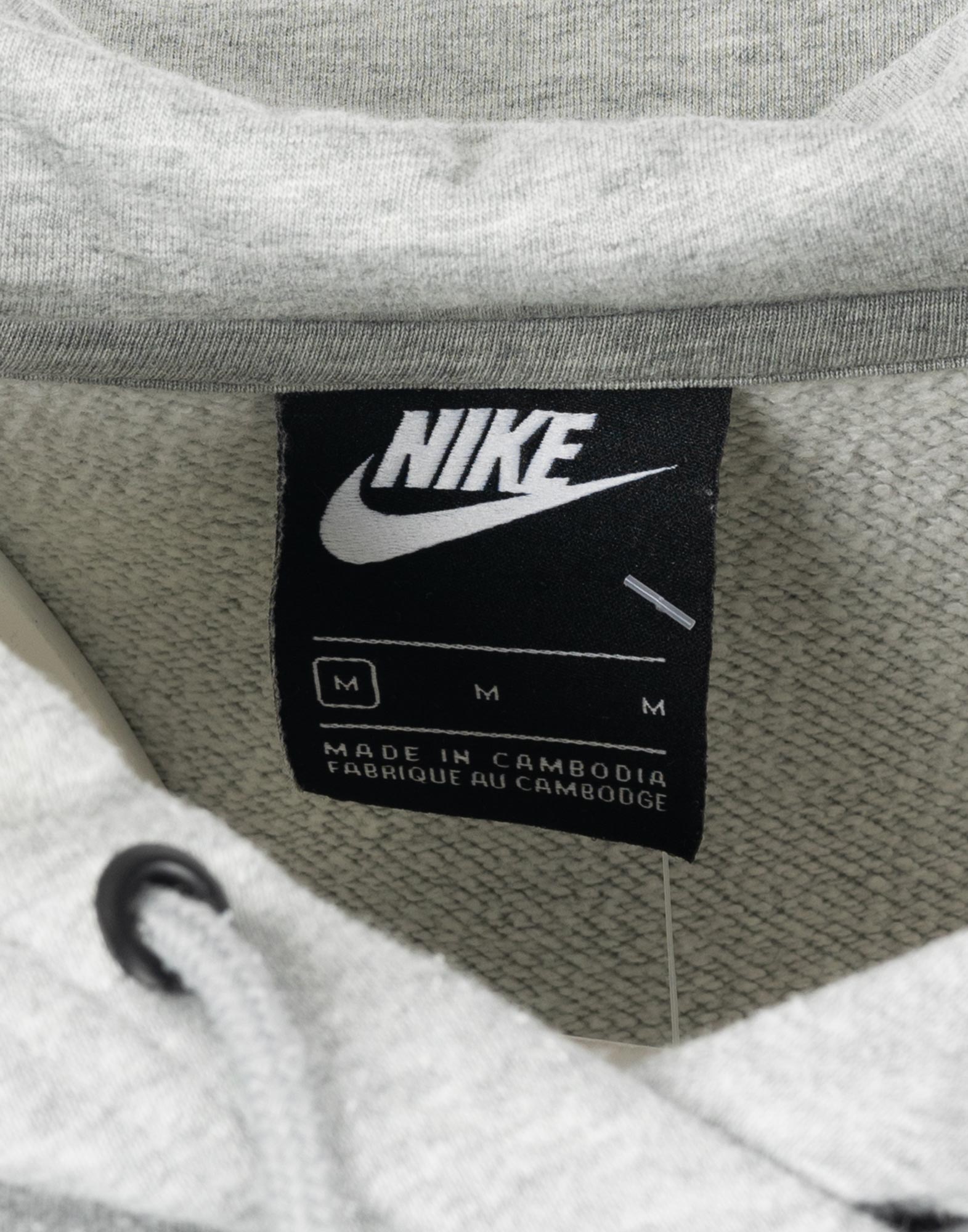 Nike - Felpa grigia con cappuccio - immagine 3