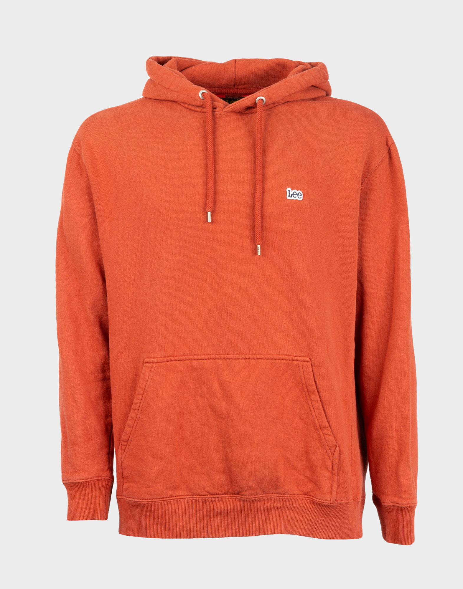 men's orange hoodie