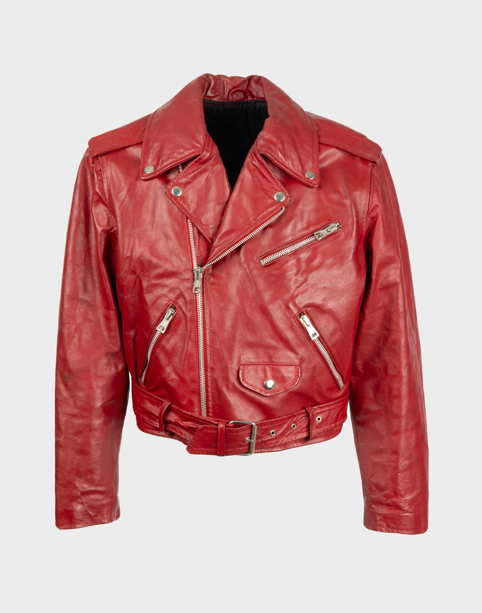 red leather jacket for men