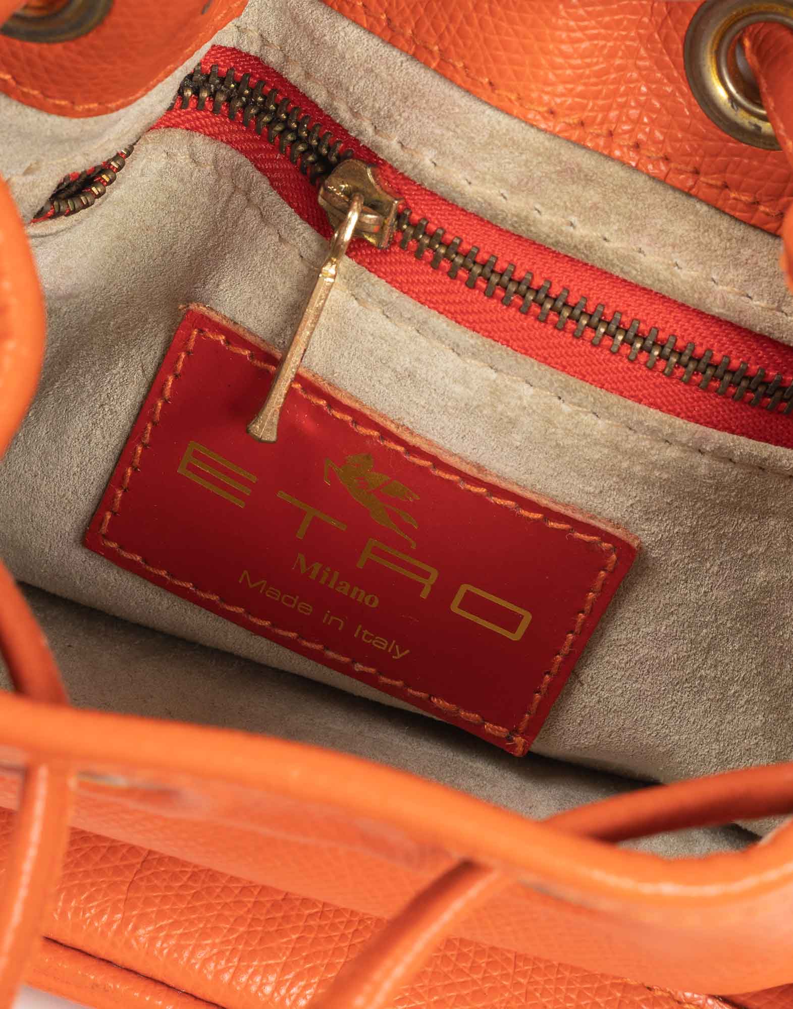 Etro - Borsa a secchiello arancione - immagine 9