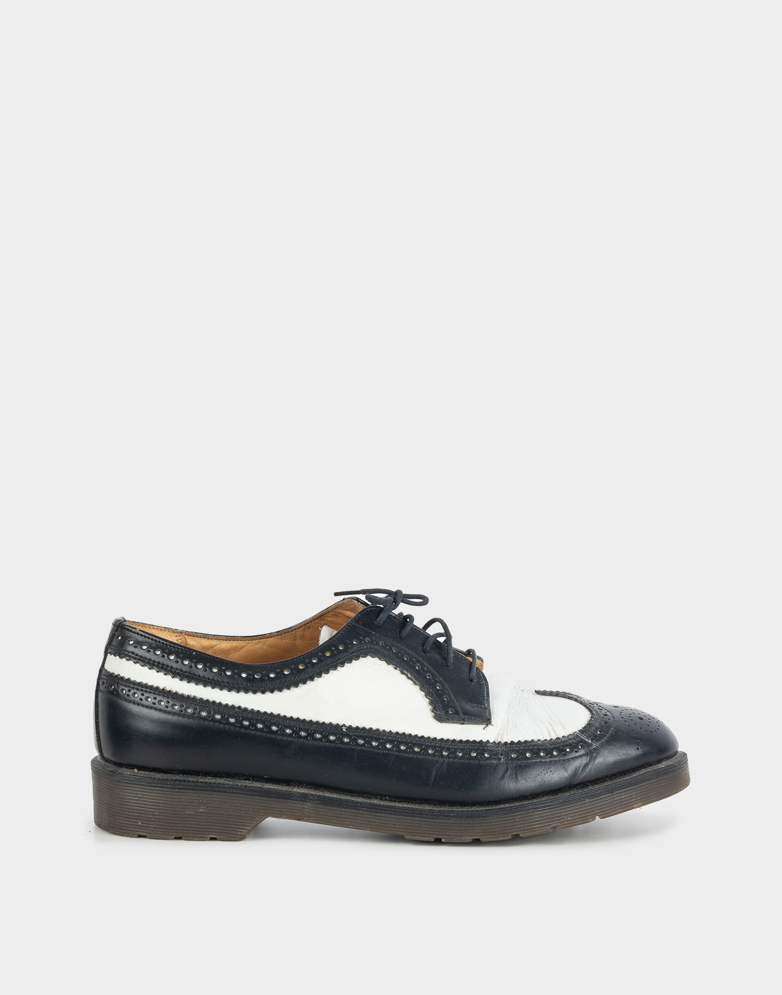 Dr Martens - Scarpe Oxford bianche e nere