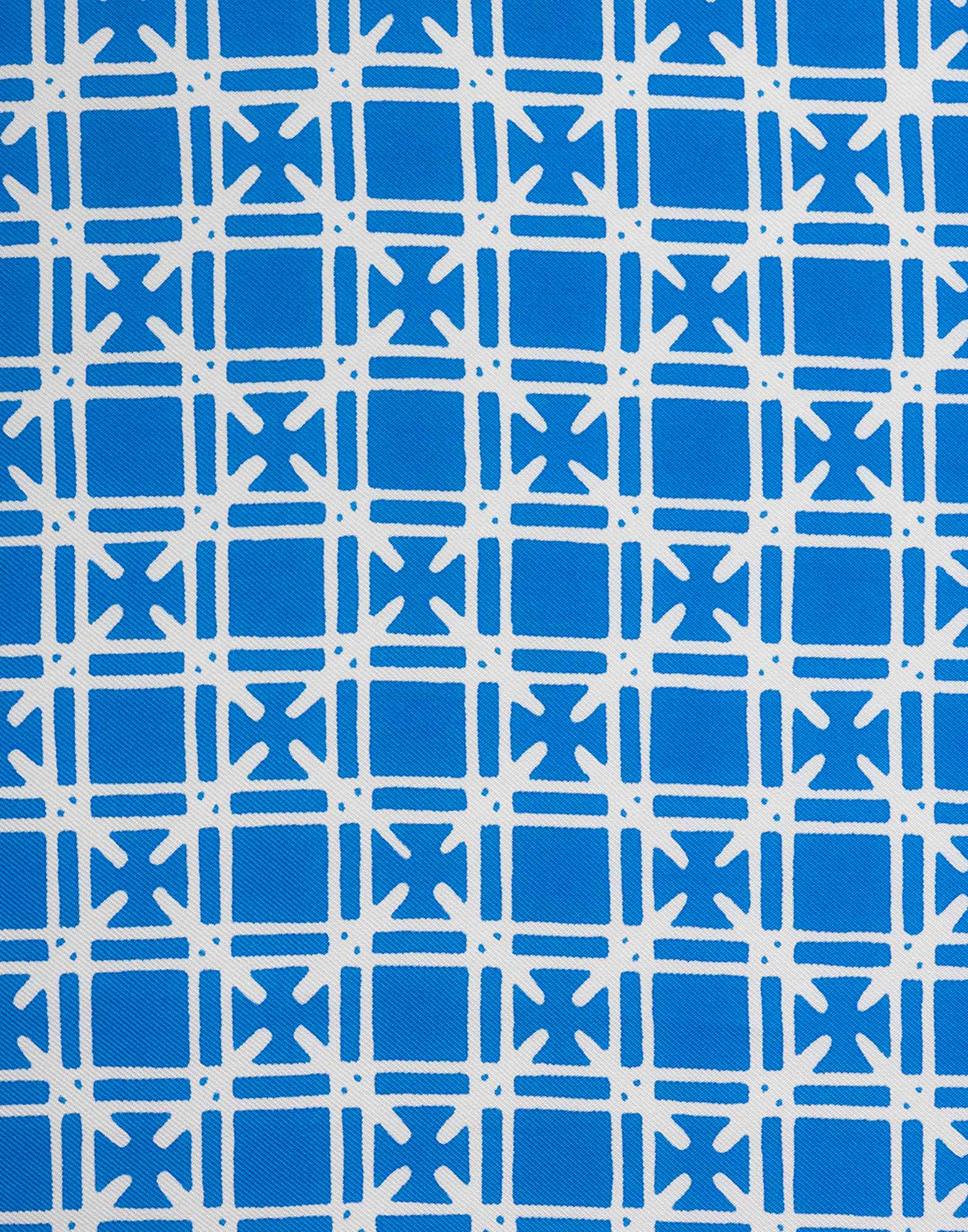 Yves Saint Laurent - 80s geometric print scarf - Image 4
