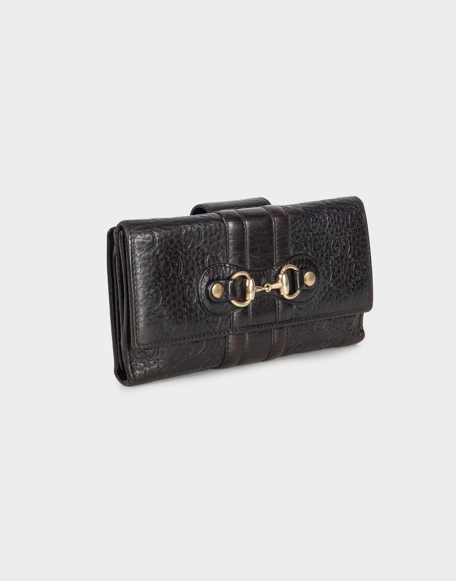 Gucci - Portafoglio monogramma GG marrone - immagine 2