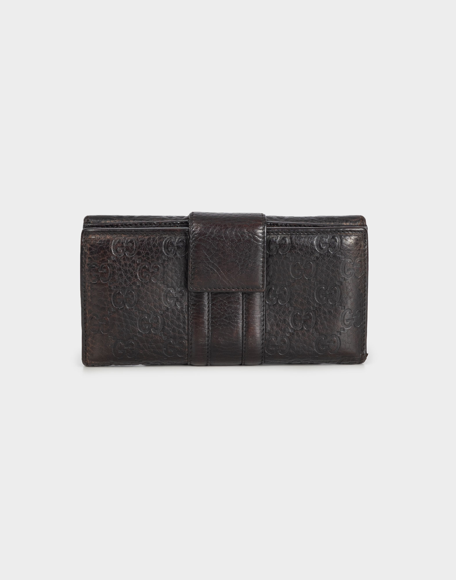 Gucci - Portafoglio monogramma GG marrone - immagine 3