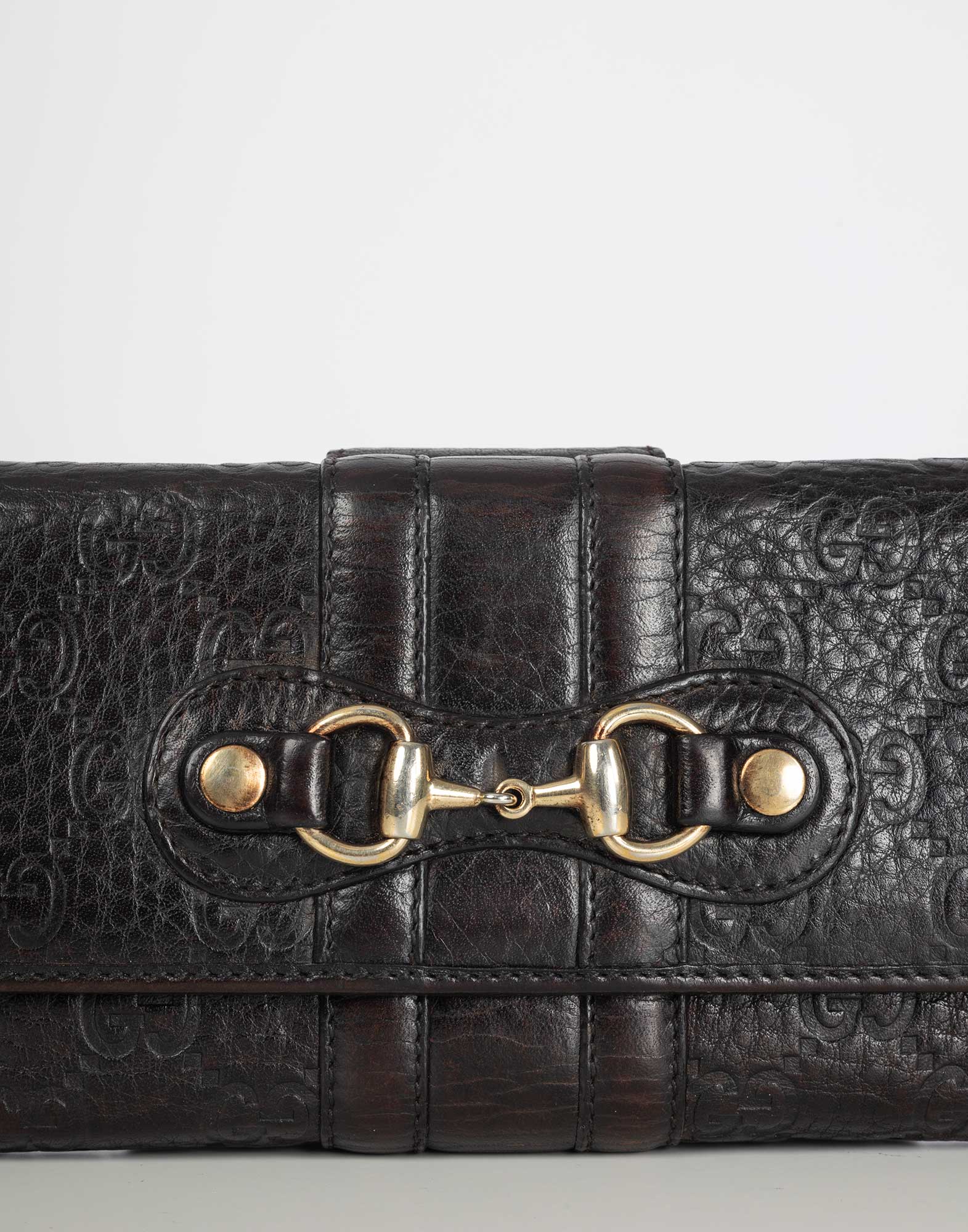Gucci - Portafoglio monogramma GG marrone - immagine 5