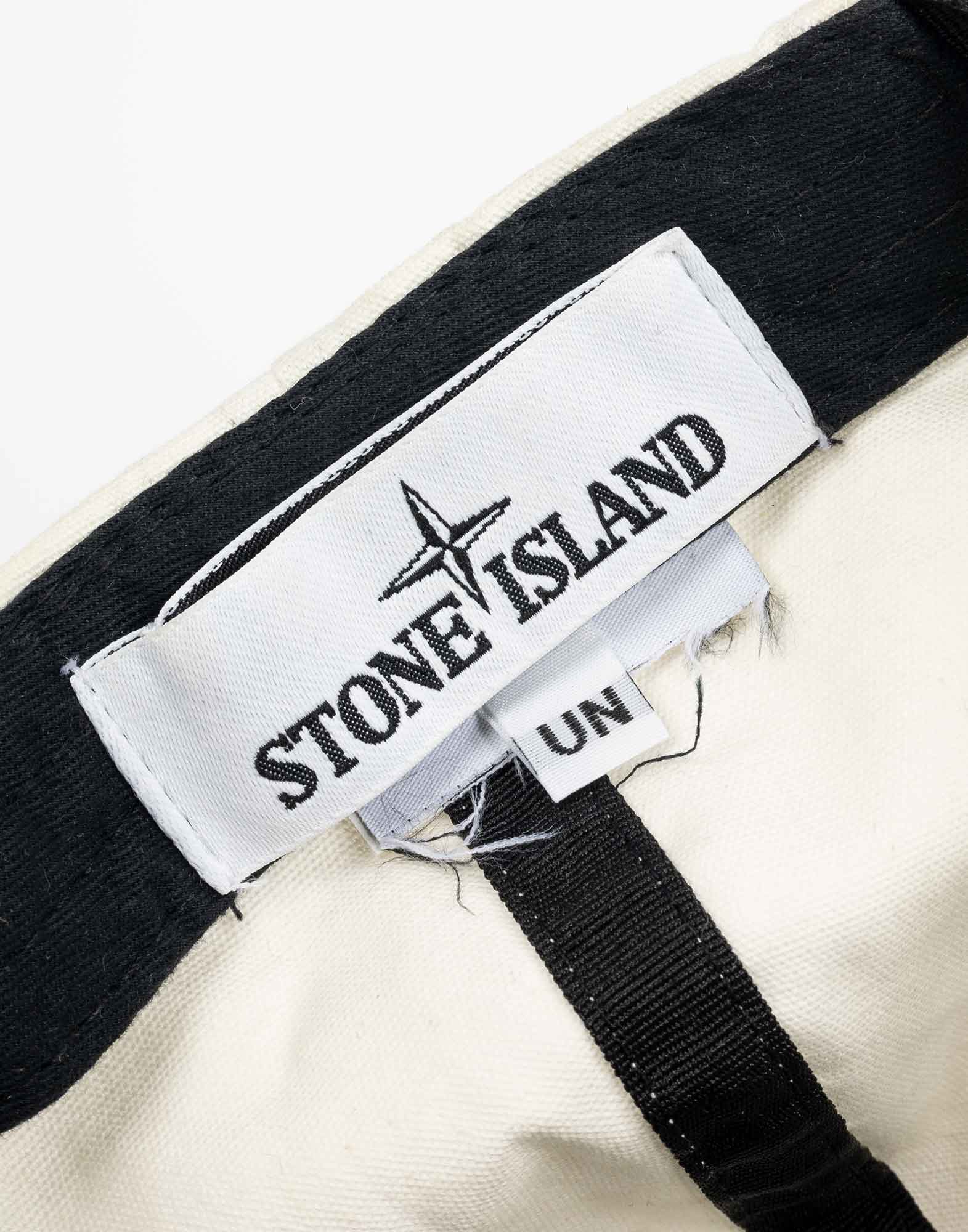 Stone Island - Cappello da baseball bianco - immagine 6
