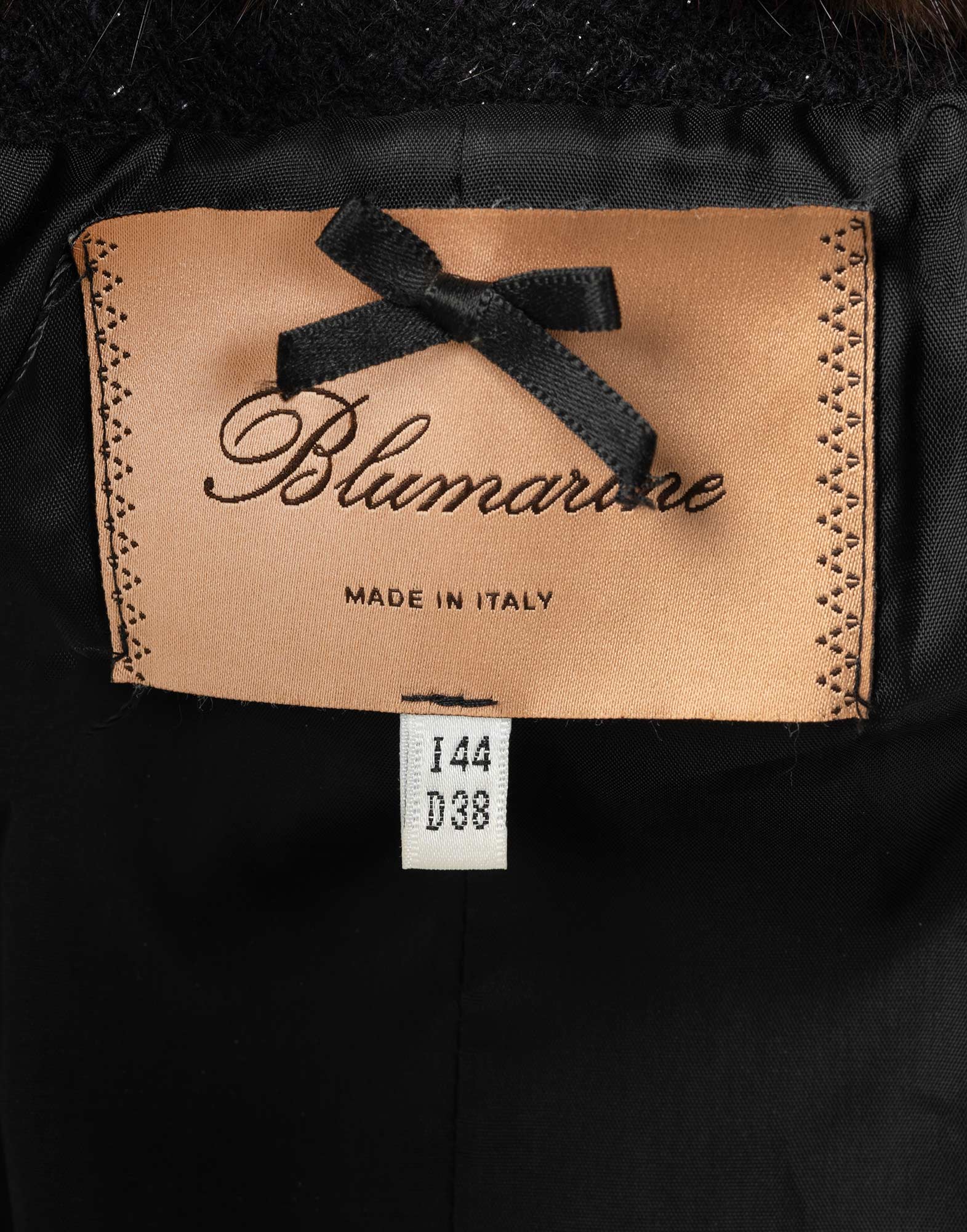 Blumarine - 2000s black tweed suit - Image 6